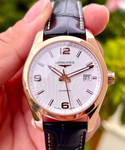 Đồng Hồ Longines Conquest Classic L2.785.8.76.3 Rose Gold 18k Cũ