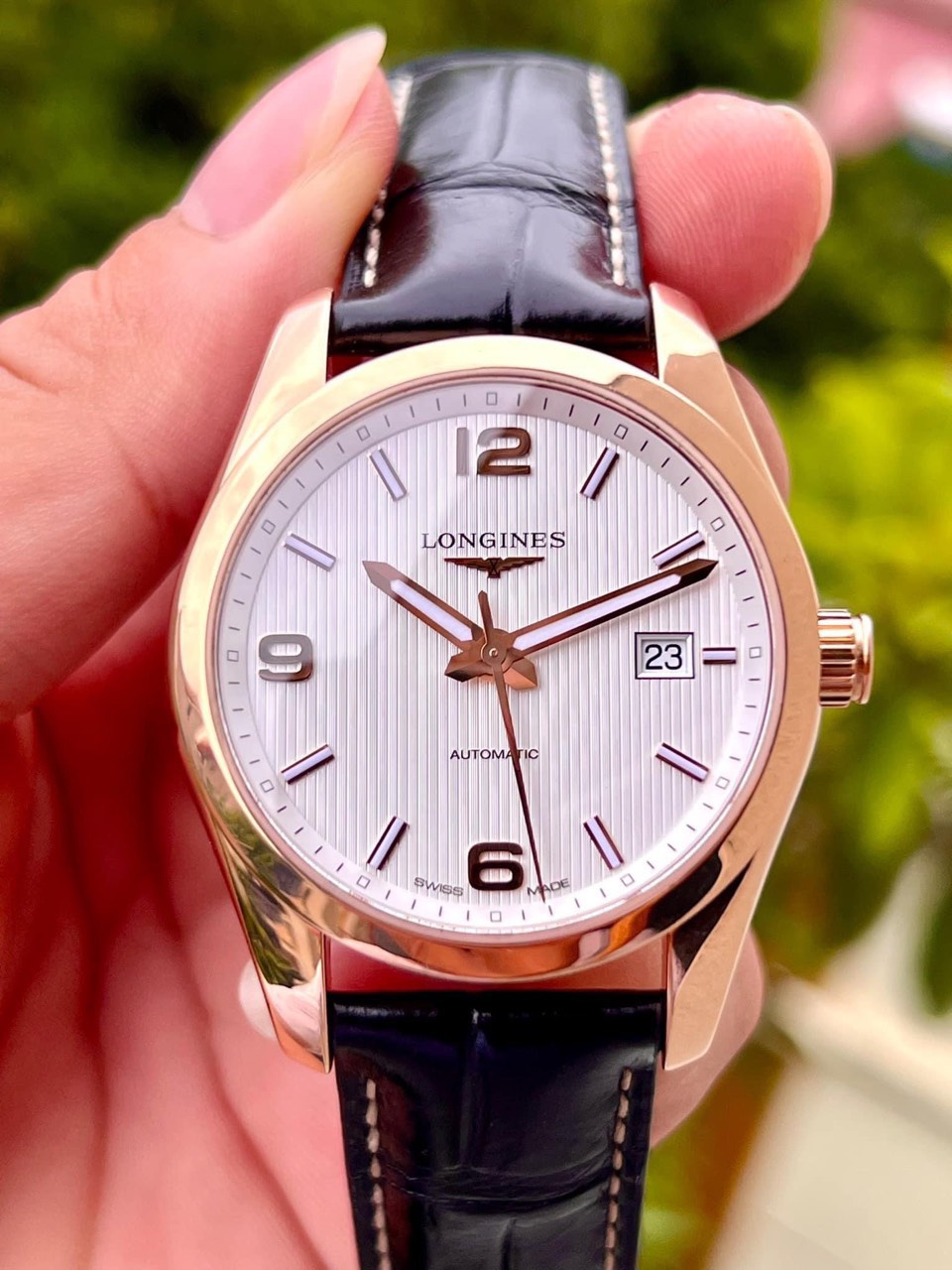 z4780249861750_64653c8c847df2367377520041c6fa64 Đồng Hồ Longines Conquest Classic L2.785.8.76.3 Rose Gold 18k Cũ