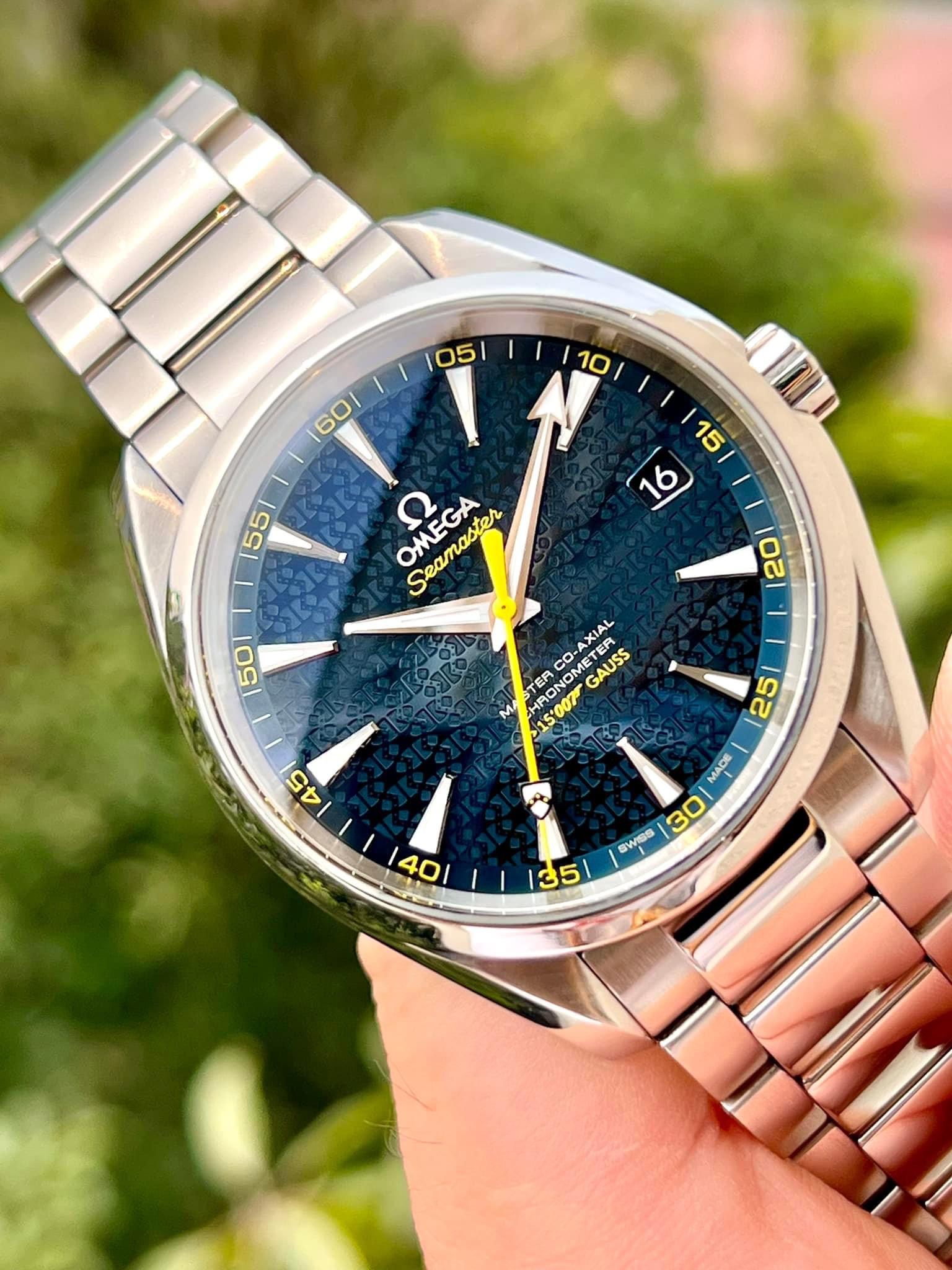z4825866557811_9ab9c0cd861a3f3ae3f9dc216cc87973 Đồng hồ OMEGA Seamaster Aqua Terra James Bond 007 Limited Edition 231.10.42.21.03.004 Cũ