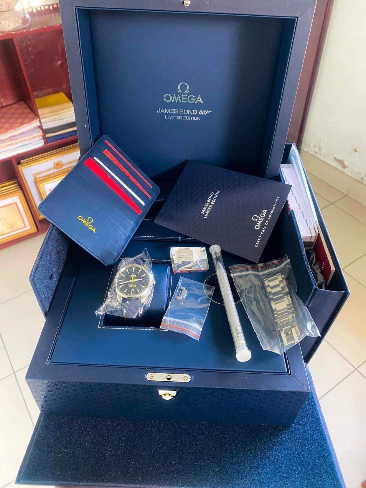 z4825866578404_36d685cb0ba24fec85fb477c99807f42 Đồng hồ OMEGA Seamaster Aqua Terra James Bond 007 Limited Edition 231.10.42.21.03.004 Cũ