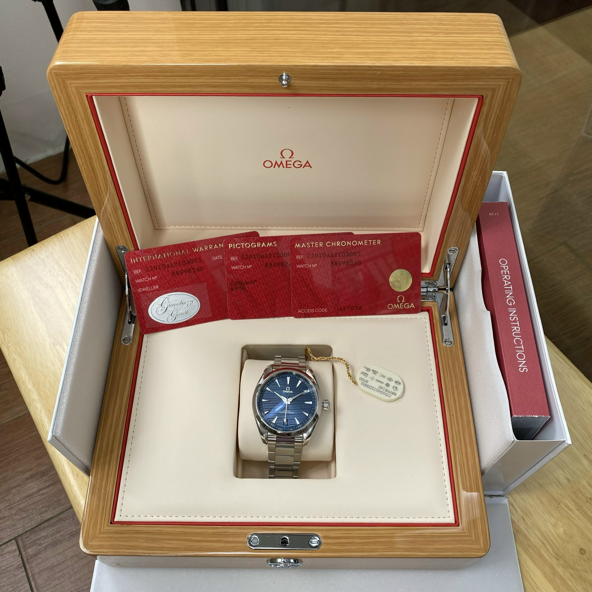 z4826230231761_3df7914ee82ac226b1aee2ad03979b36 Đồng Hồ Omega Seamaster Aqua Terra Blue 220.10.41.21.03.001 Cũ