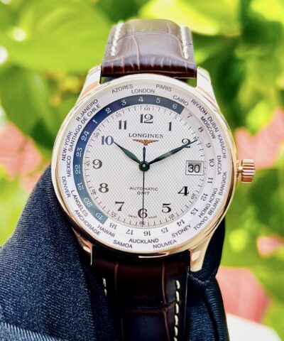 Đồng Hồ Longines Master Collection Worldtimer 18k Rose Gold L26318703 Cũ