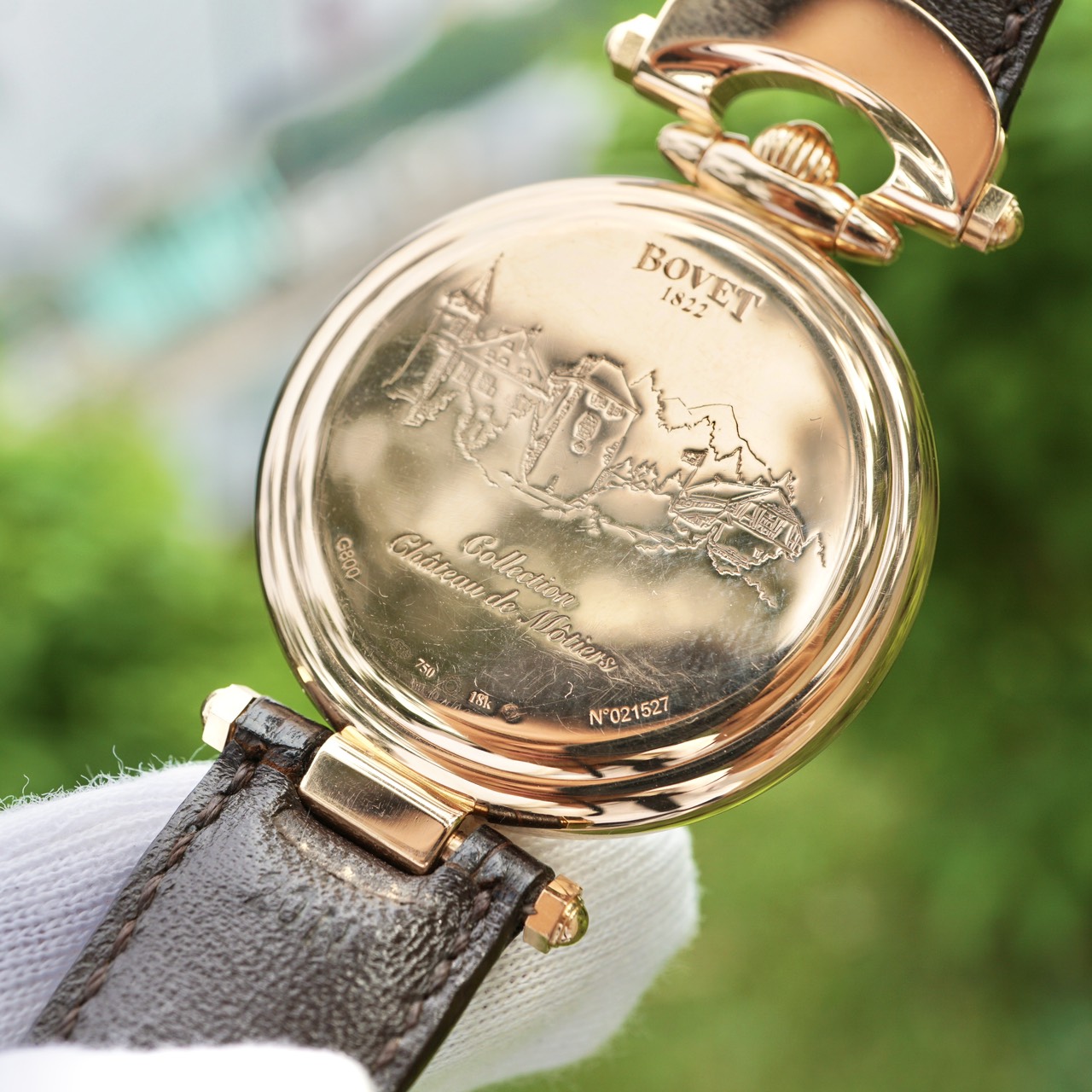 z4848497007454_974b5d4e782c75770843803a64c7085c Đồng Hồ BOVET CHATEAU DE MOTIERS COLLECTION MOTIERS RED GOLD HMS070 Cũ