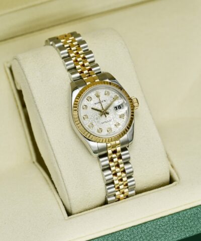 Đồng Hồ Rolex Datejust Lady 26mm 179173 Mặt Số Vi Tính Cũ