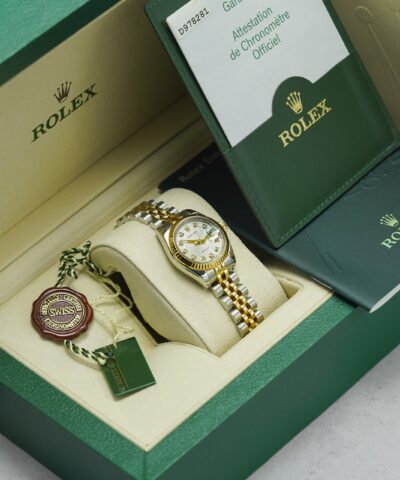 Đồng Hồ Rolex Datejust Lady 26mm 179173 Mặt Số Vi Tính Cũ