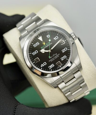 Đồng Hồ Rolex Airking Stainless Steel Black Dial 116900 Cũ