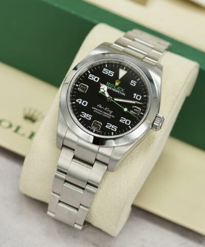 Đồng Hồ Rolex Airking Stainless Steel Black Dial 116900 Cũ