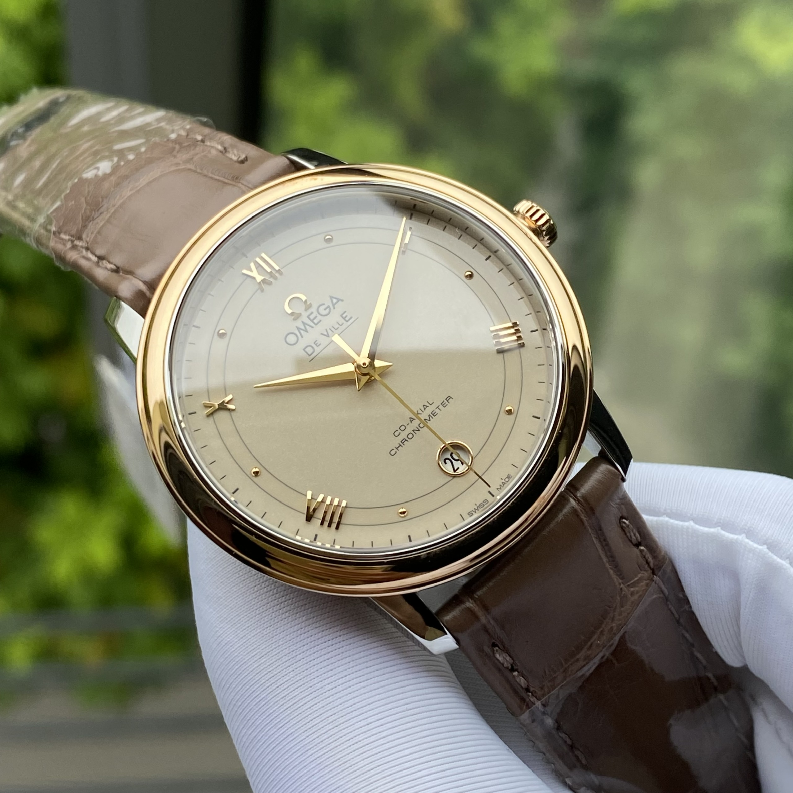 z4882199466295_6e6c50ad57becbafa5f96f4c60fd81d7 Đồng Hồ Omega Deville Prestige Co-Axial 18k Bezel 36.8mm 424.23.37.20.09.001 Cũ