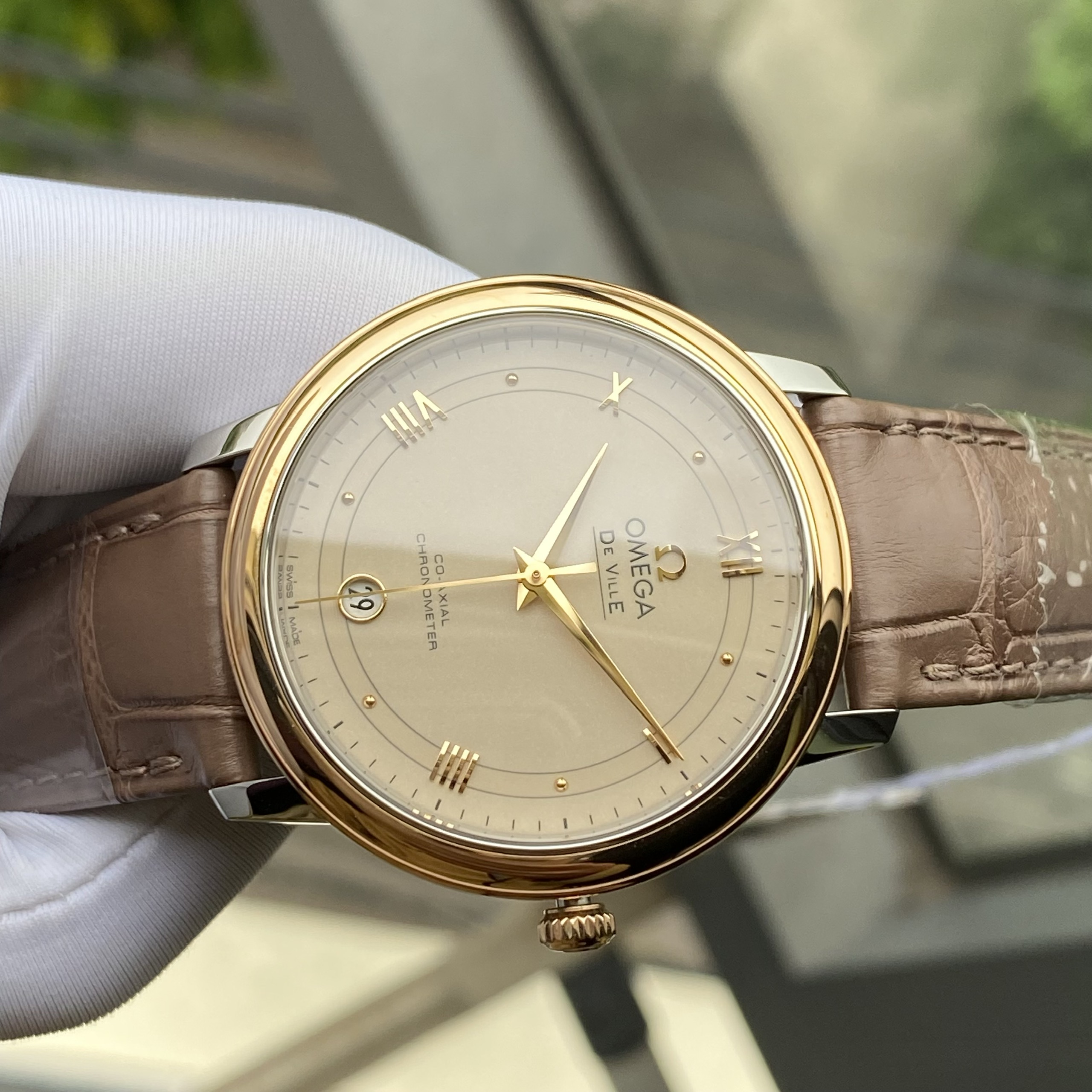 z4882199601061_5f8f96c2f72a7d543174231744365abb Đồng Hồ Omega Deville Prestige Co-Axial 18k Bezel 36.8mm 424.23.37.20.09.001 Cũ