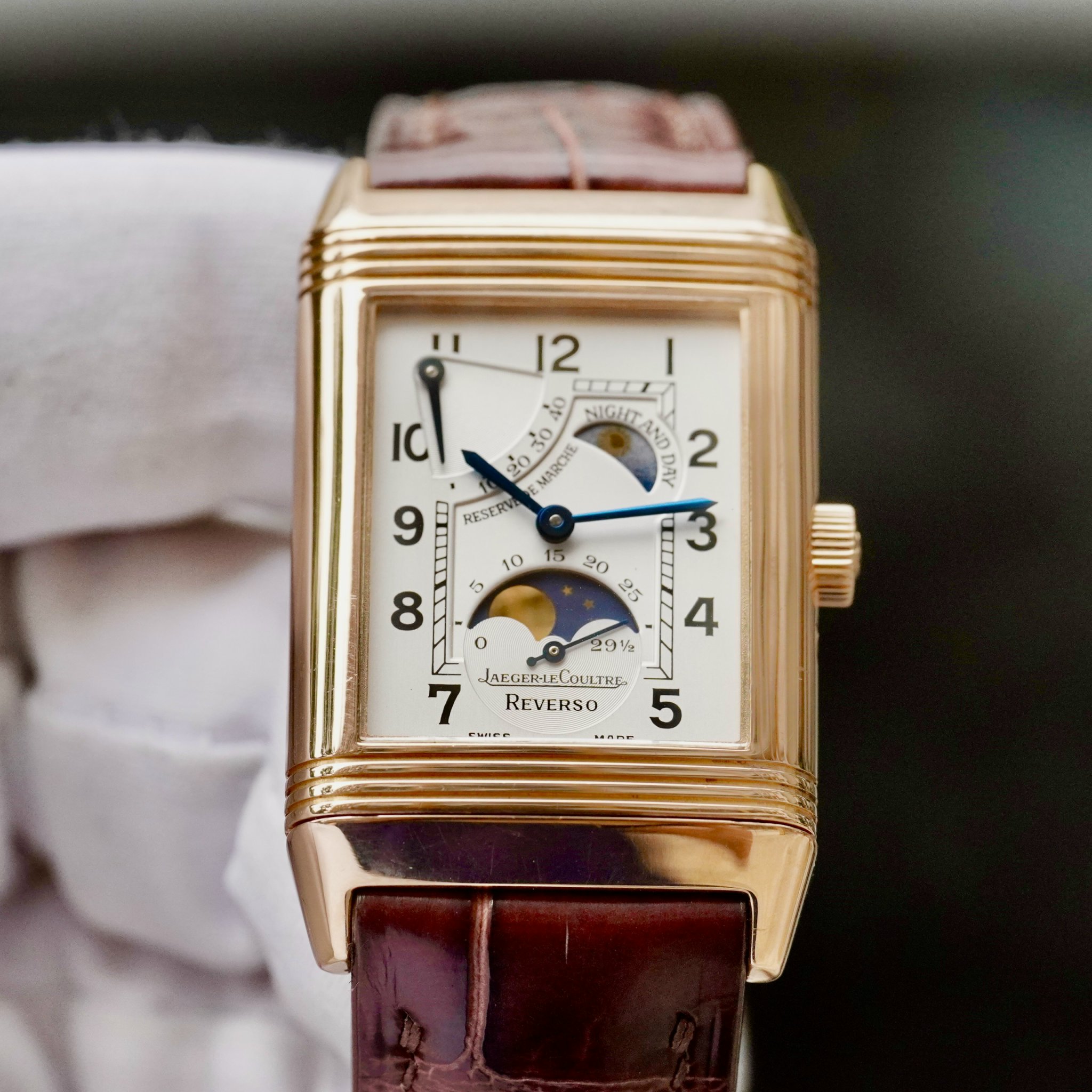 z4900839516289_77f66bdbdd15ababc869d78fdb7817a9 Đồng Hồ Jaeger LeCoultre Reverso Sun Moon Rose Gold Watch 270.2.63 Q3042420 Cũ