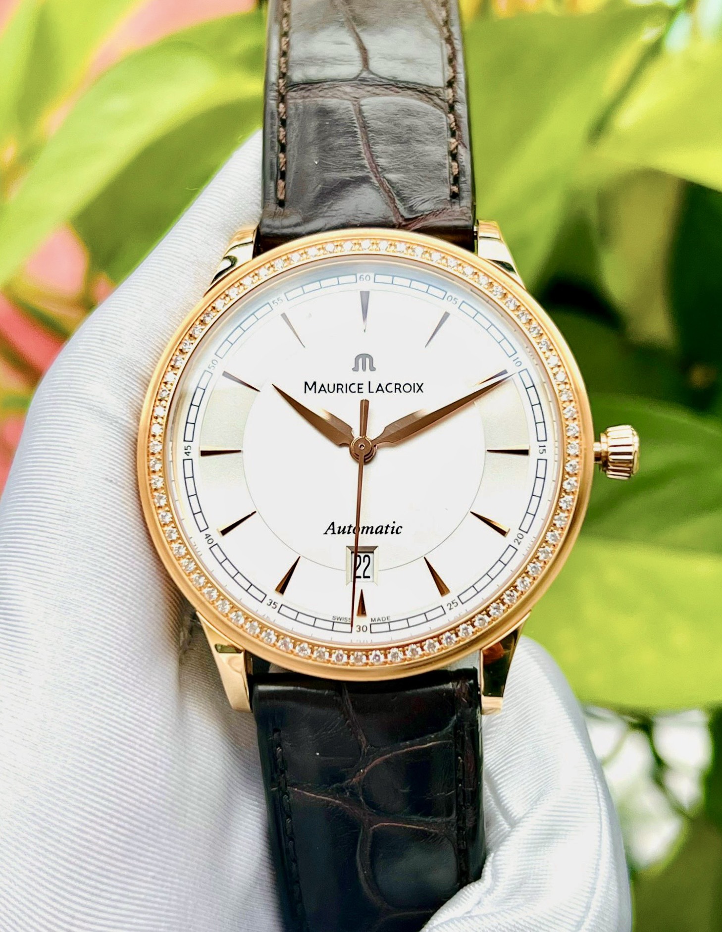 z4911654573051_337e16507a42e71905f4f20dfb089134 Đồng Hồ Maurice Lacroix Les Classicques Diamond 18k Cũ