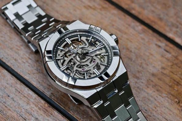 z4925384568054_f0d2289fa41fe100a6d5871437f7dc7b Đồng Hồ Maurice Lacroix Aikon Skeleton AI6007-SS002-030-1 Cũ