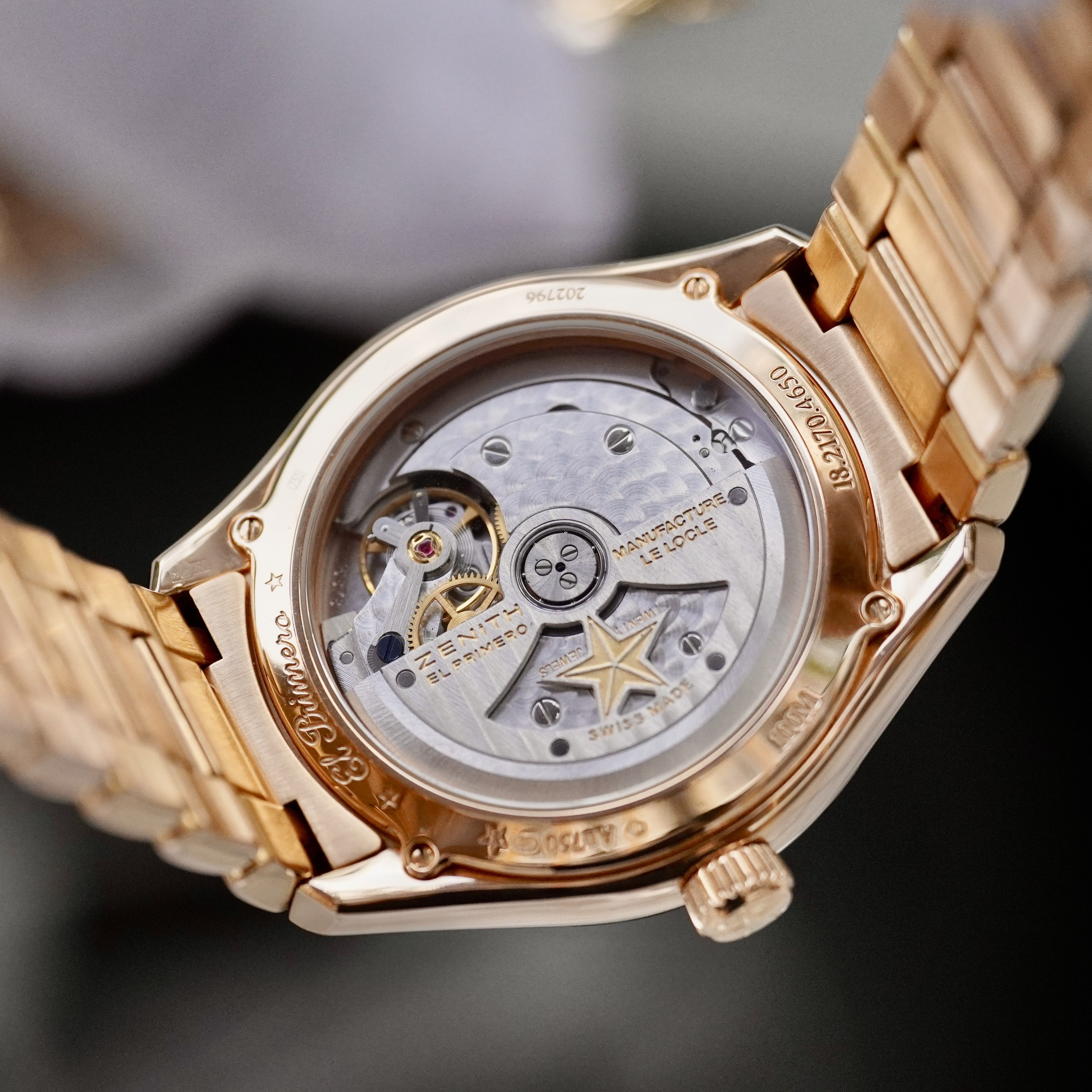 z4954154484636_e436df85fae59ff36ba5b2561c8de49c Đồng Hồ ZENITH El Primero Espada Brown Dial Rose-Gold Brushed 18.2170.4650/75.M2170 Cũ