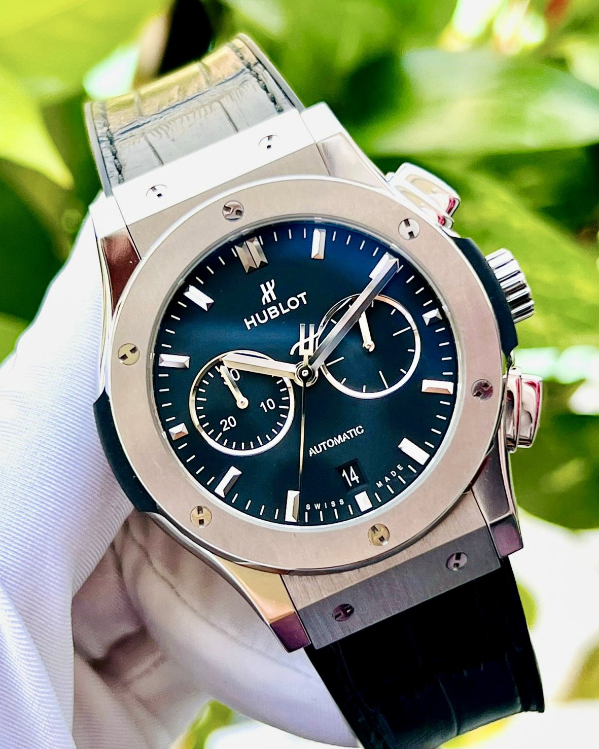 z4955877505134_39df25bcc855bcf61ce7df1c4b49db48 Đồng Hồ Hublot Classic Fusion Chronograph Titanium Black Dial 541.NX.1171.LR Cũ