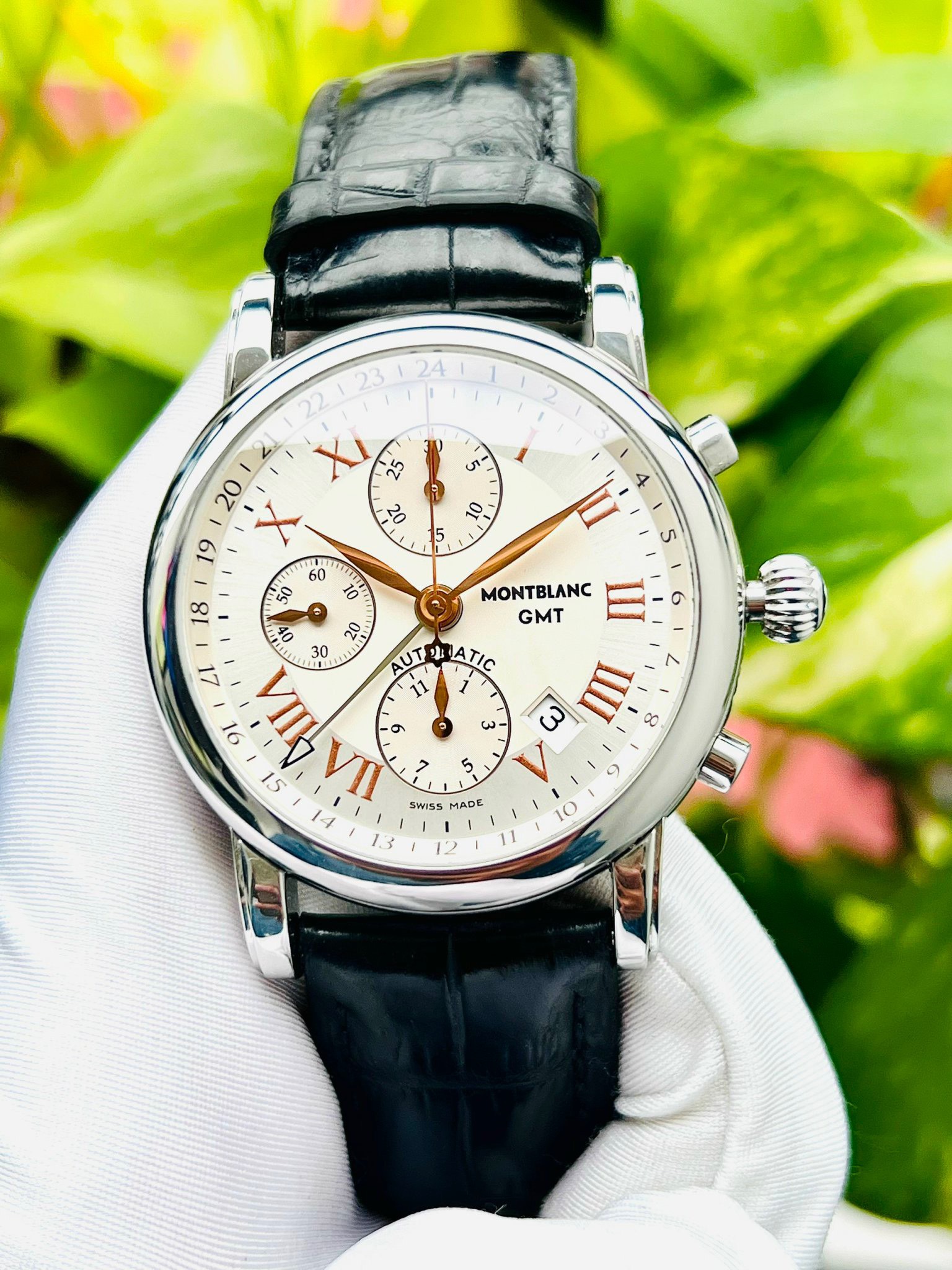 z4957827333971_82b010db31024dcadba156380e06ad98 Đồng Hồ Montblanc Meisterstuck Chronograph GMT 7067 Cũ