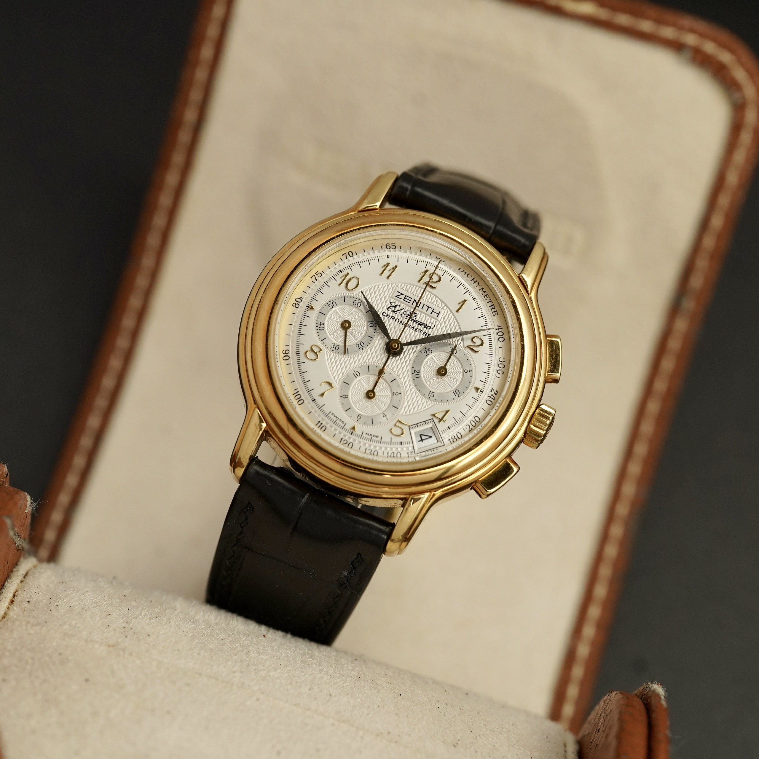 z4969332379866_aedd3511c8efe0690a098ab48400e5fb Đồng Hồ Zenith Chronograph 18k Gold Limited Cũ