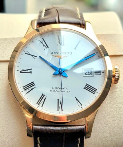 Đồng Hồ Longines Record Collection 18k 38.5mm L2.820.8.11.2 Cũ