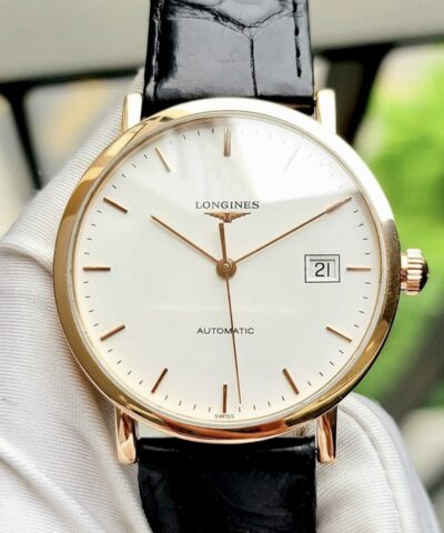 Đồng Hồ Longines Elegant Automatic L4.787.8.11.0 vàng hồng 18k Cũ