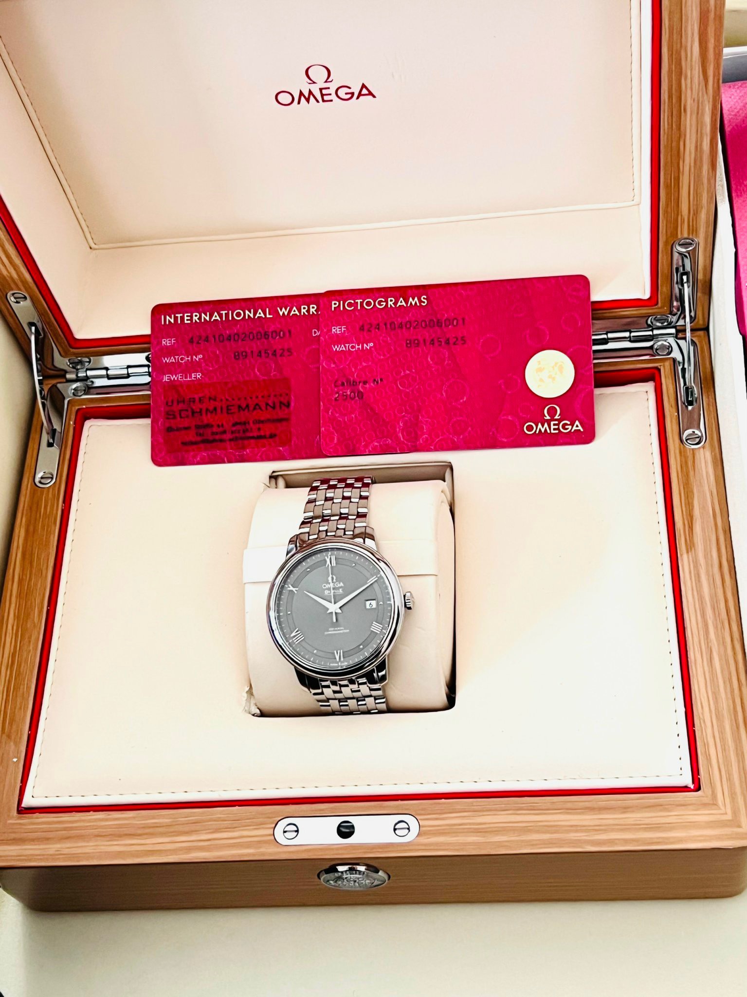 z4998190680171_866fc22a6b658d08bcaa2d10e0bb1923 Đồng Hồ Omega De Ville Prestige Co-Axial Chronometer 424.10.40.20.06.001 Cũ