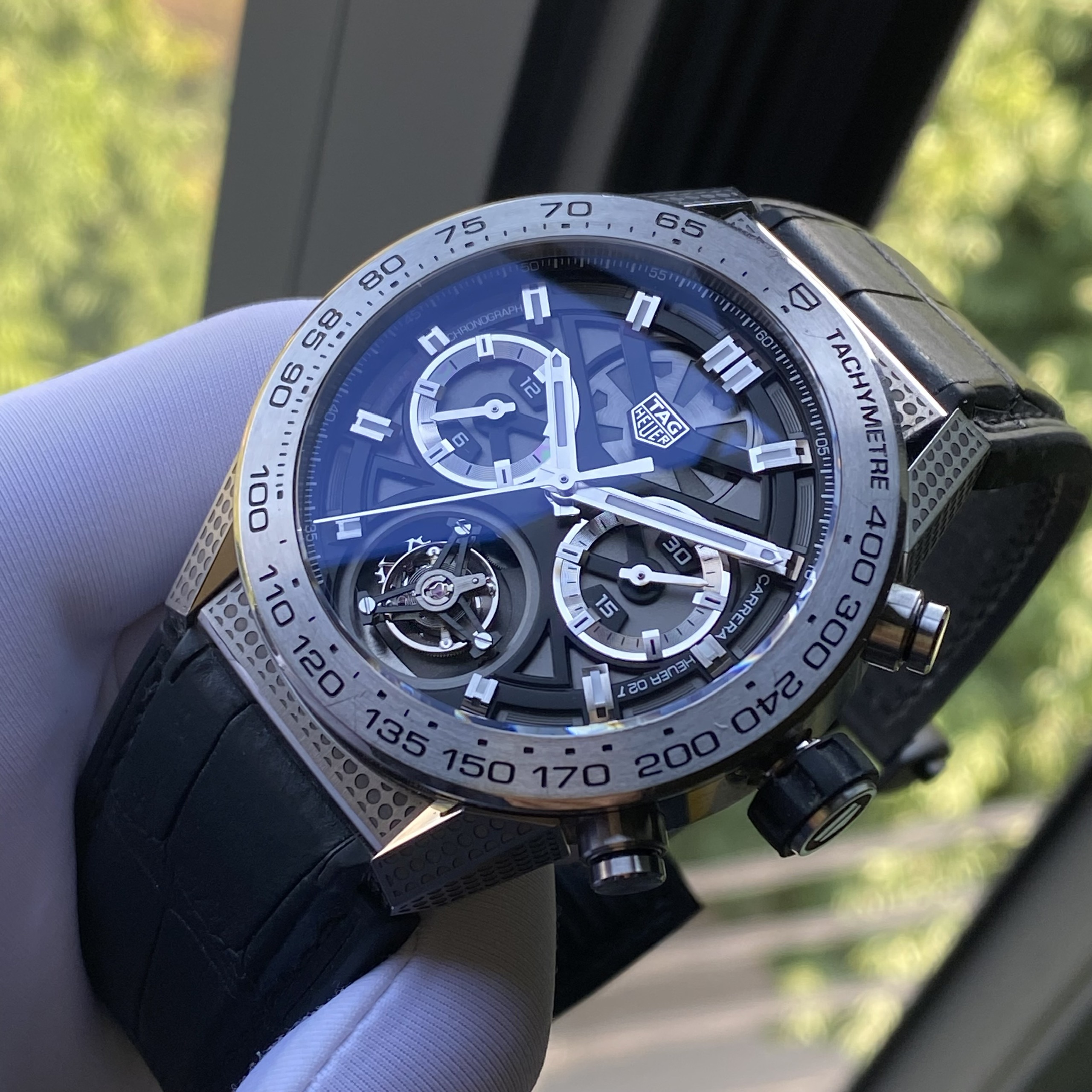 z5011243088106_6a16cdecbc2d6a49064860aae6321a48 Đồng Hồ TAG Heuer - CAR5A8M.FT6166 Carrera Calibre Heuer 02T 45 Chronograph Tourbillon Sincere Cũ