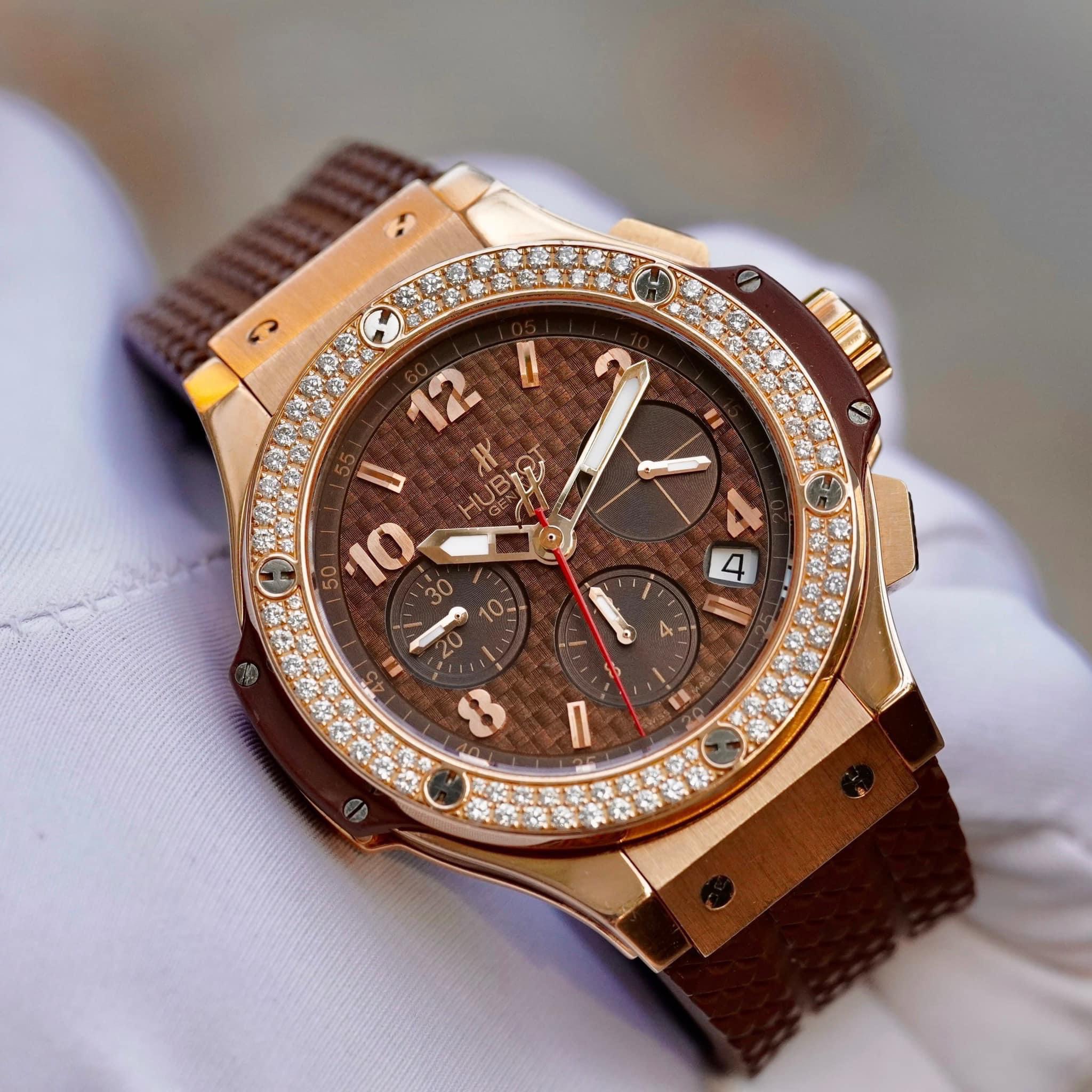 z5032499972389_1a6615671ea8f88ed1d6a463f69c41a4 Đồng Hồ Hublot Big Bang Chronograp King Gold Capuchino Diamond 341.PC.1007.RX.114 Cũ