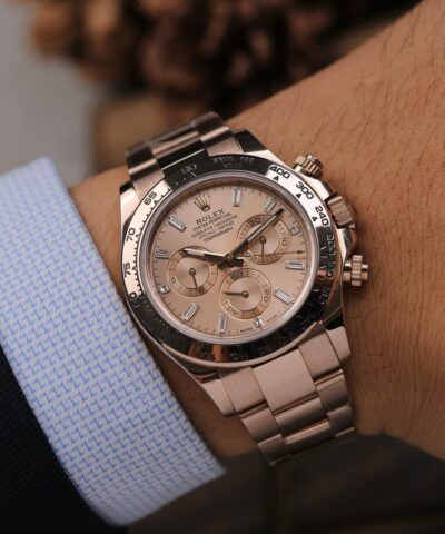 Đồng Hồ Rolex Cosmograph Daytona 40mm Everose gold 116505 Cũ