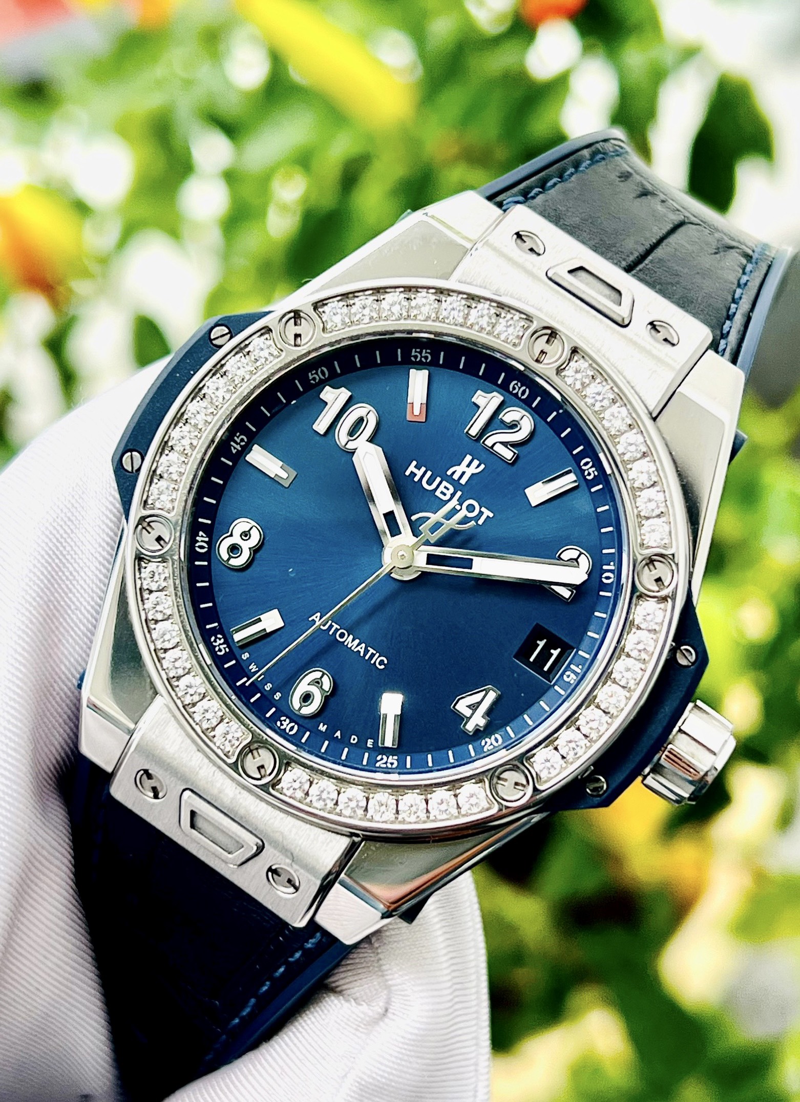 z5061218161812_5c7dbef955dfc127bf808d6279f3994b Đồng Hồ Hublot Big Bang One Click Diamond 39mm 465.SX.7170.LR.1204 Cũ