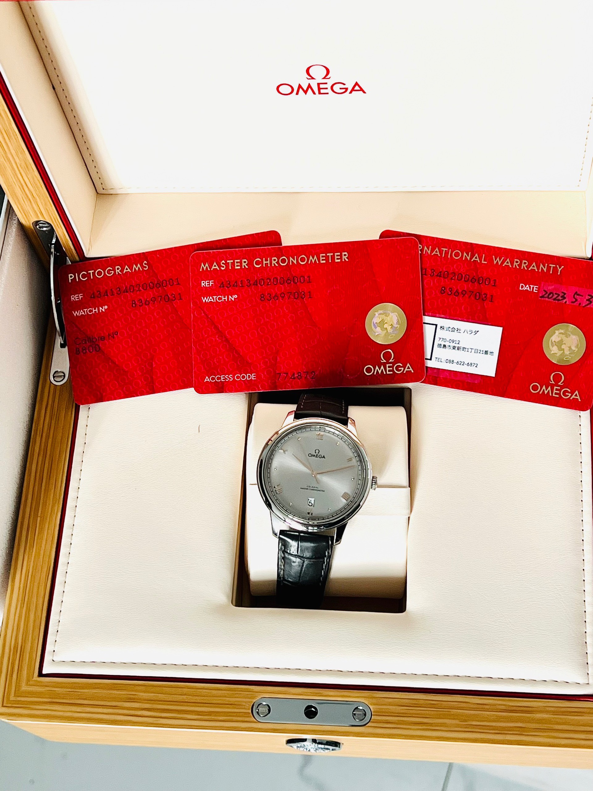 z5078849278723_50626c2e7a9f2abd4b3e99c5bdf68d03 Đồng Hồ Omega De Ville Prestige Co-Axial Automatic 434.13.40.20.06.001 Cũ