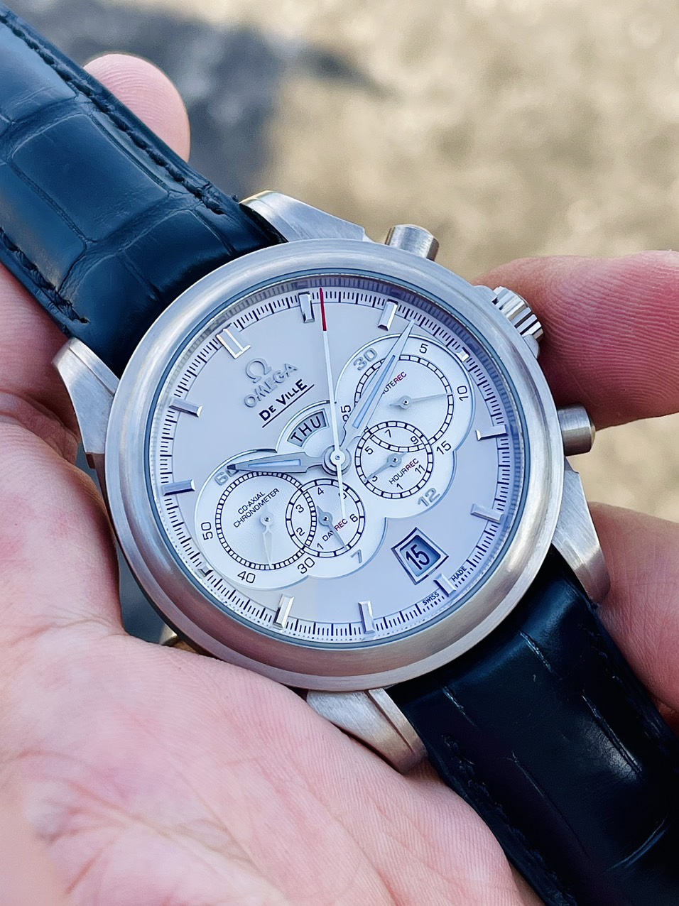 z5078987556791_30a757c9b8ac7a991038b8241cc94696 Đồng Hồ OMEGA DE VILLE CHRONOSCOPE CO‑AXIAL 4‑COUNTERS CHRONOGRAPH 422.53.41.52.09.001 Cũ