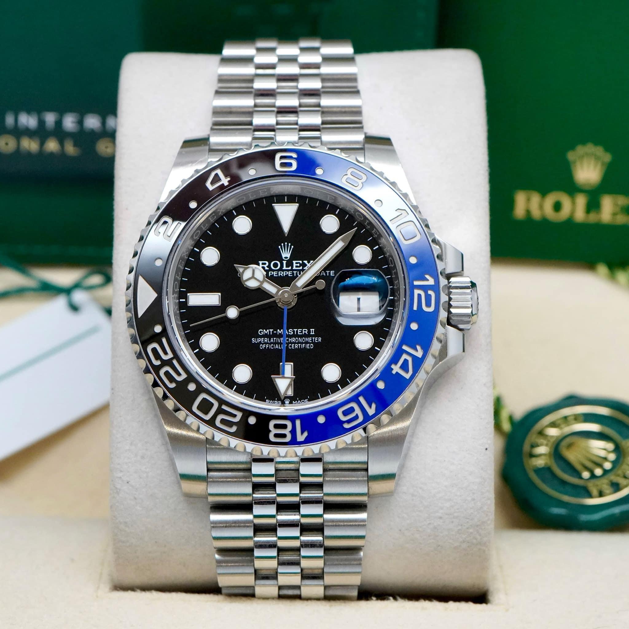 z5097967650107_d0abc30cd6d895f088b92b30de2caf7b Đồng hồ Rolex GMT-Master II 40mm 126710BLNR Batgirl