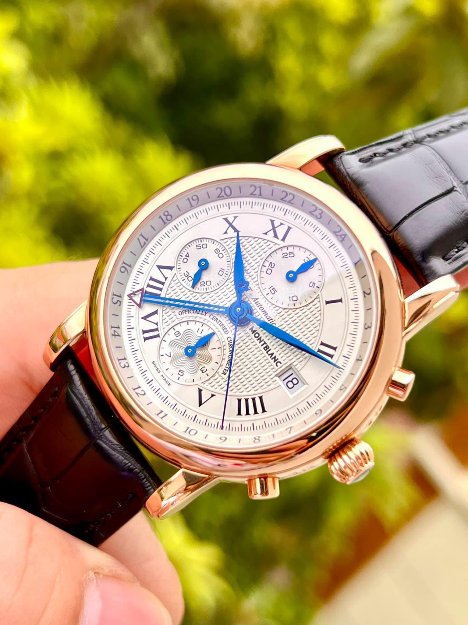 Montblanc Star Chronograph GMT 18k 101638 (2)