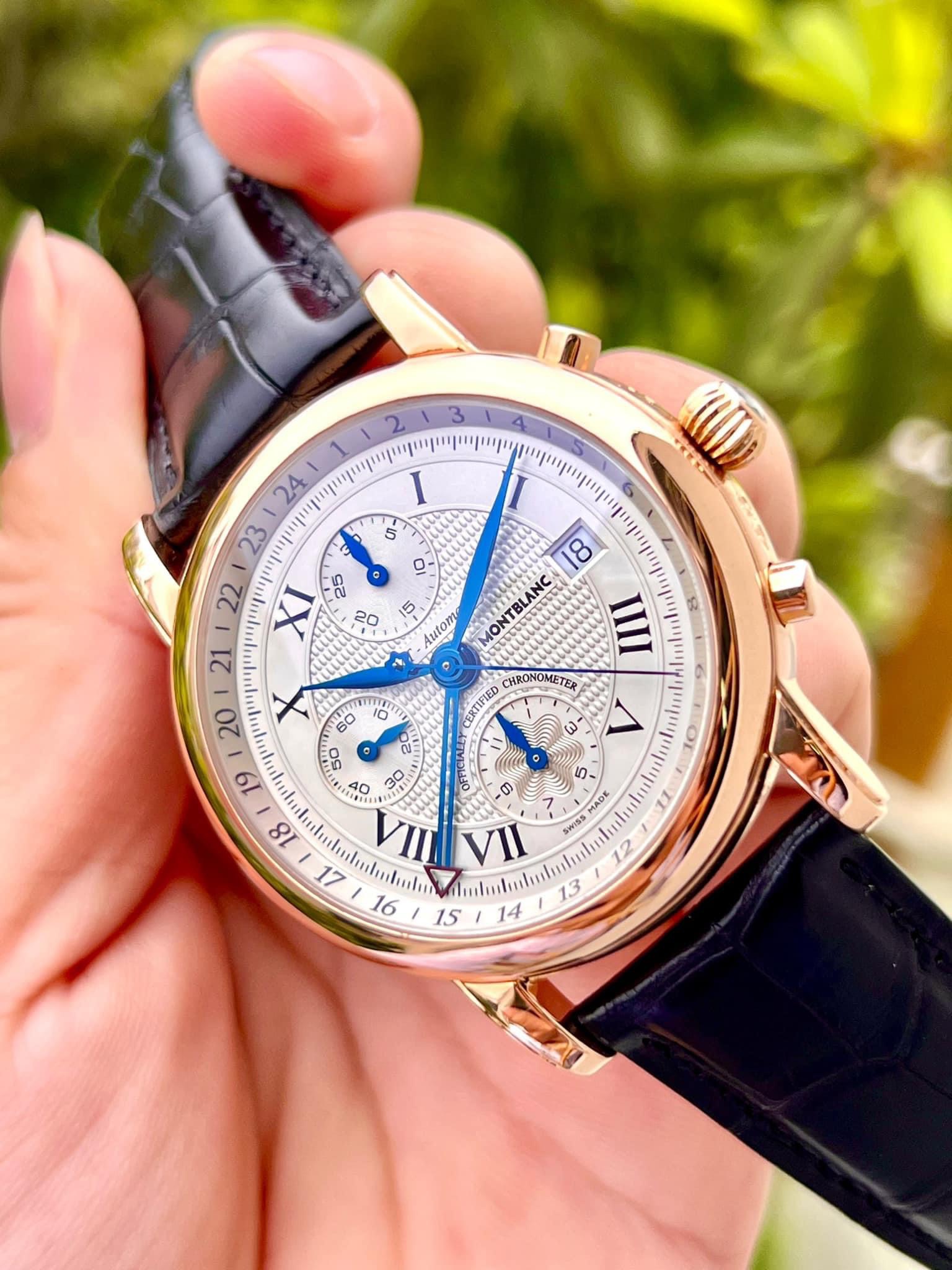 Montblanc Star Chronograph GMT 18k 101638 (3)