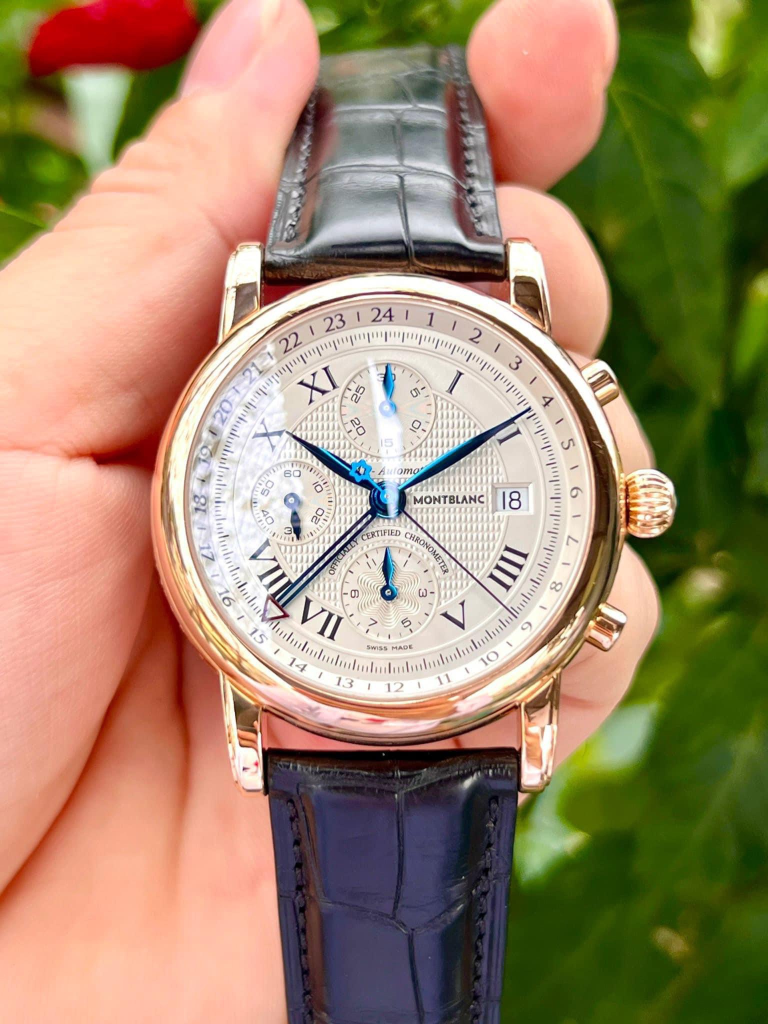 Montblanc Star Chronograph GMT 18k 101638 (7)