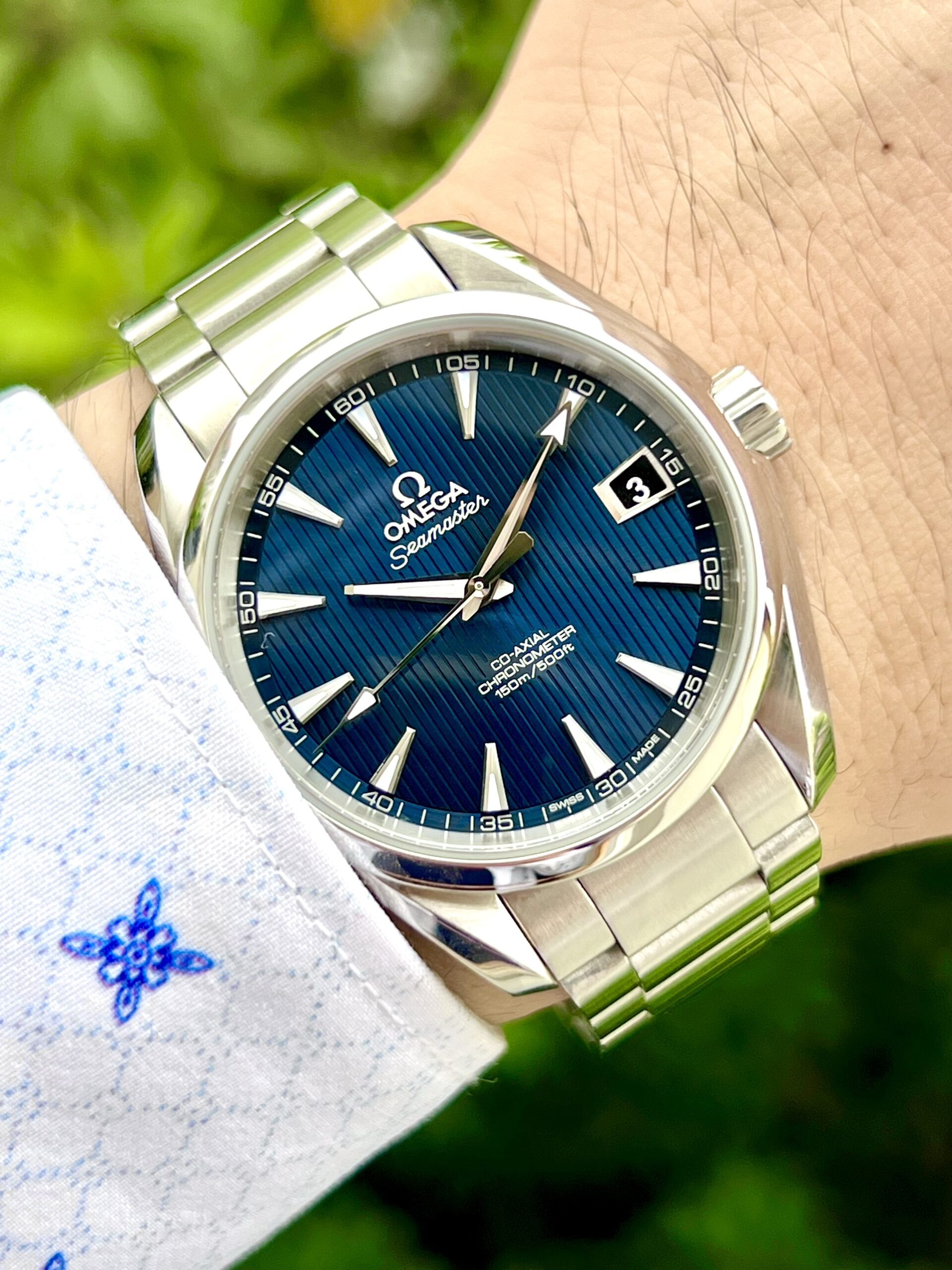 Omega Aqua Terra Co-Axial 8500 Blue 39mm 231.10.39.21.03 (4)