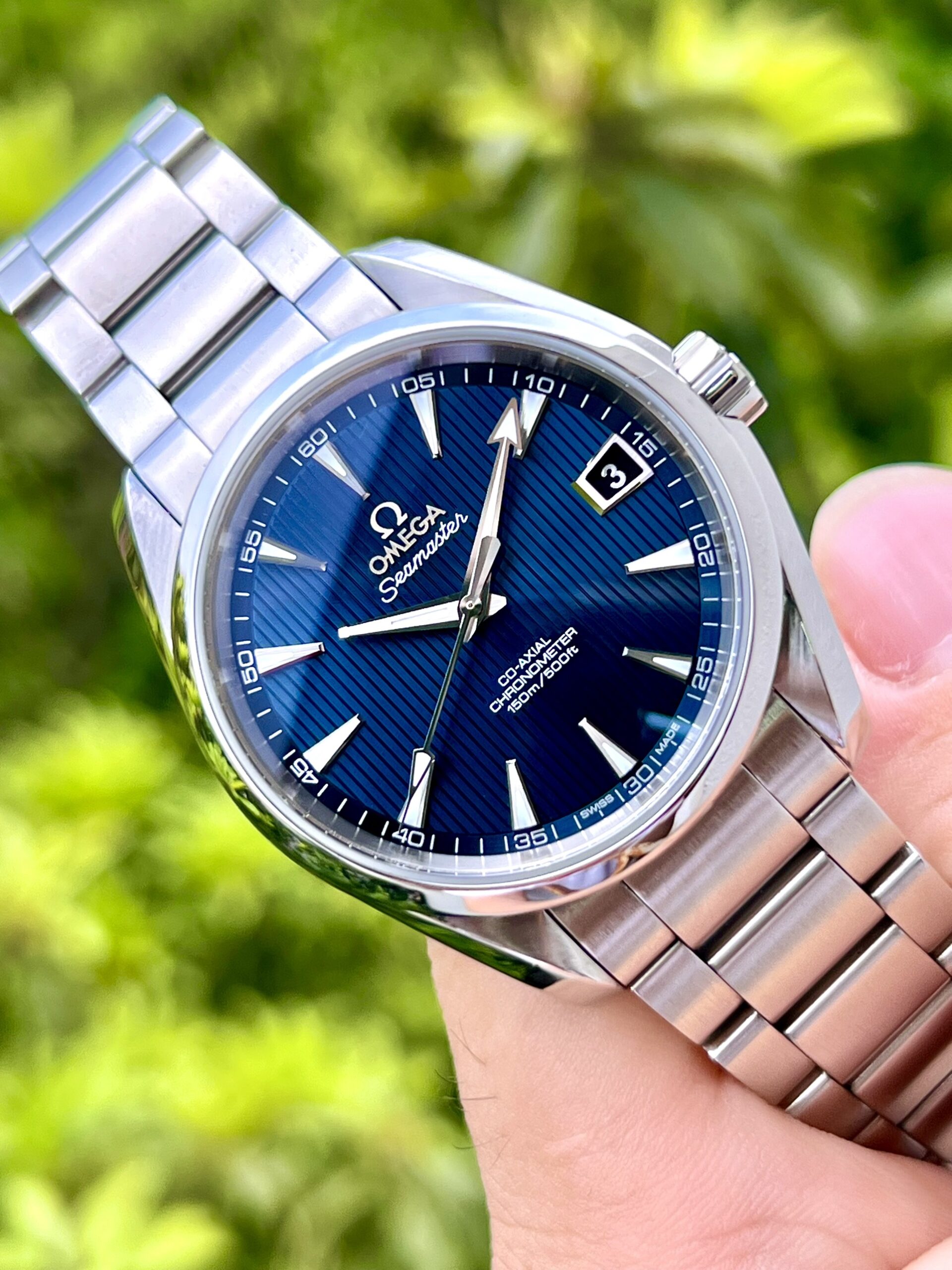 Omega Aqua Terra Co-Axial 8500 Blue 39mm 231.10.39.21.03 (5)