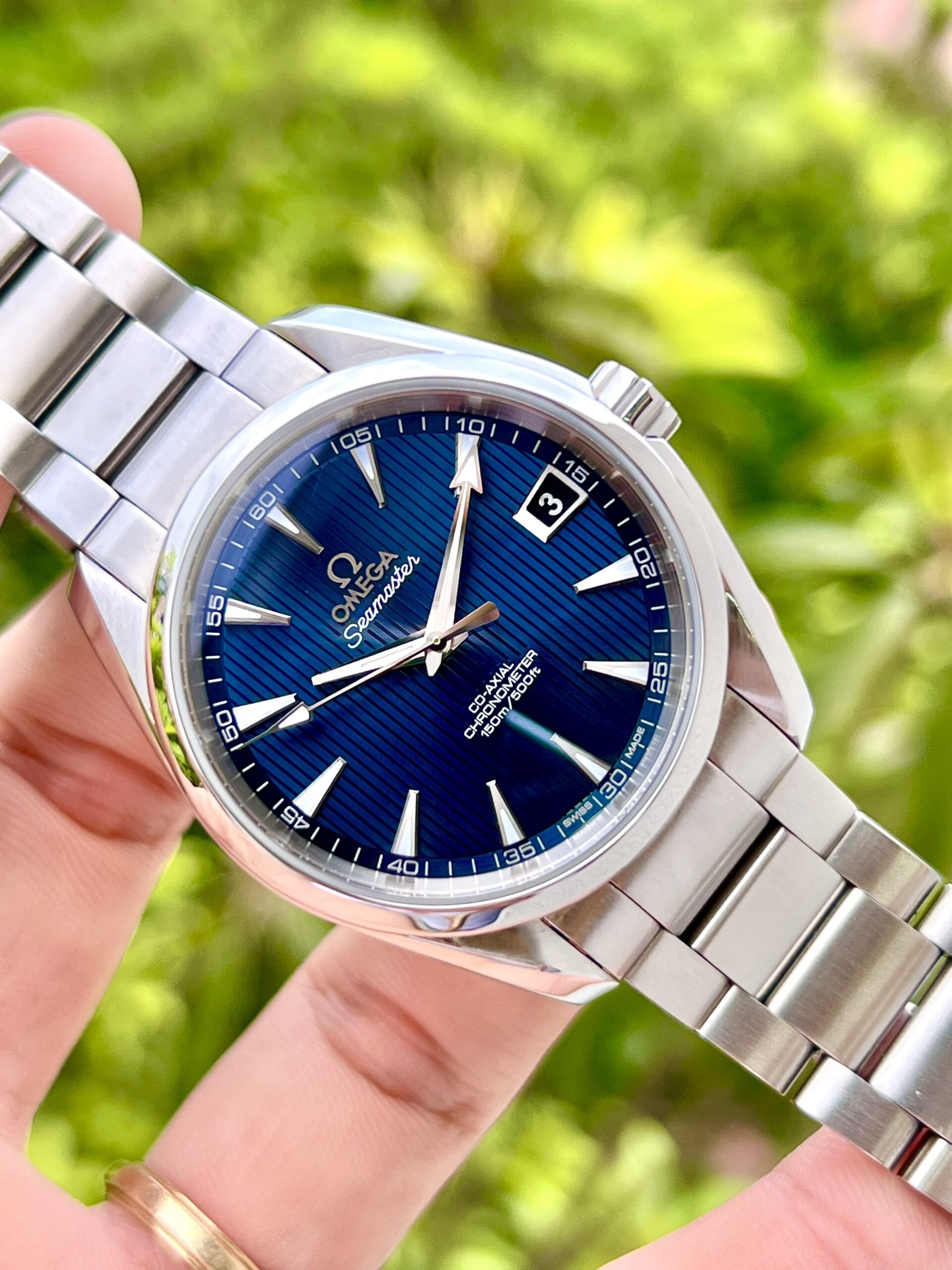 Omega Aqua Terra Co-Axial 8500 Blue 39mm 231.10.39.21.03 (6)