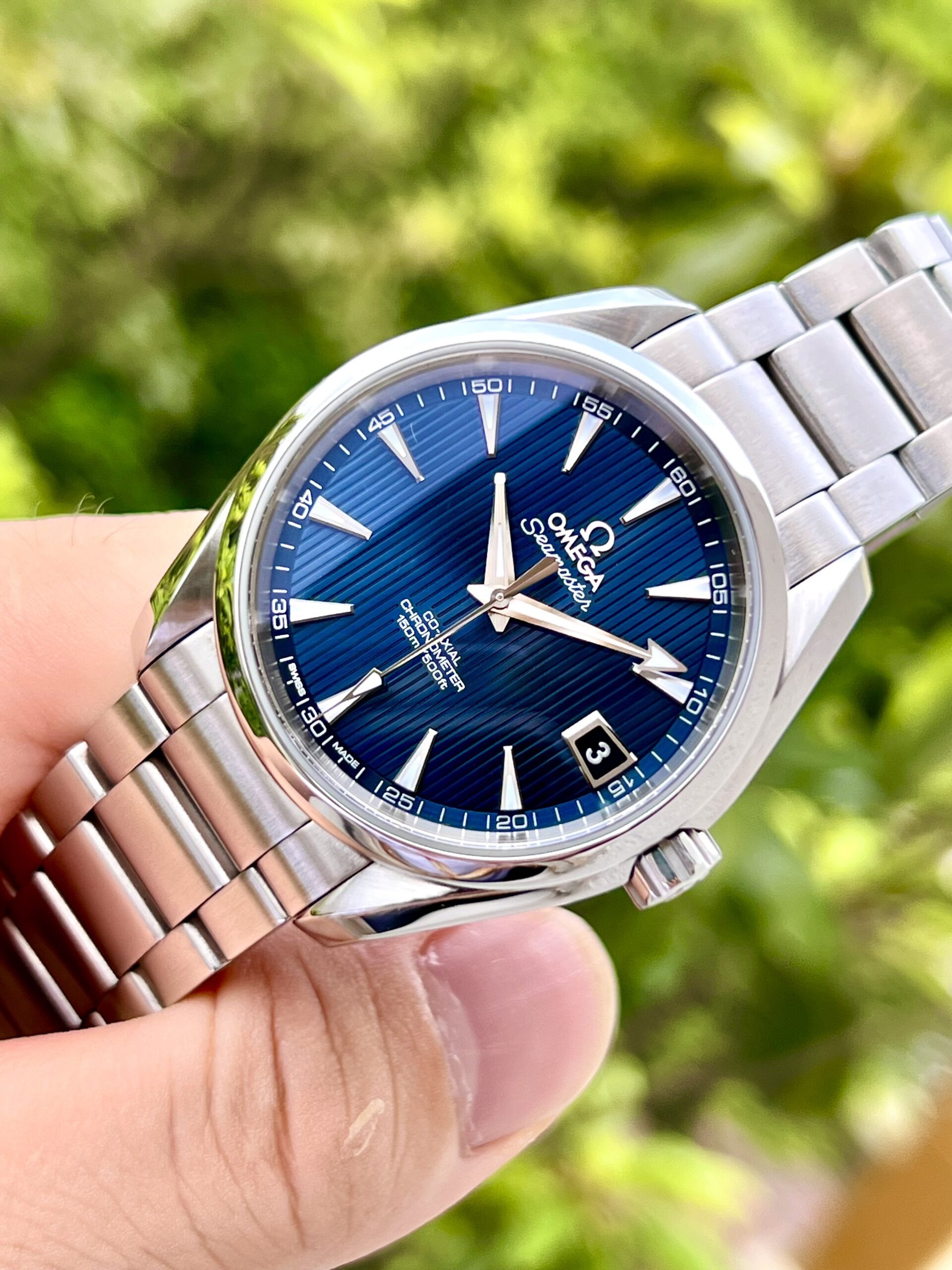 Omega Aqua Terra Co-Axial 8500 Blue 39mm 231.10.39.21.03 (7)
