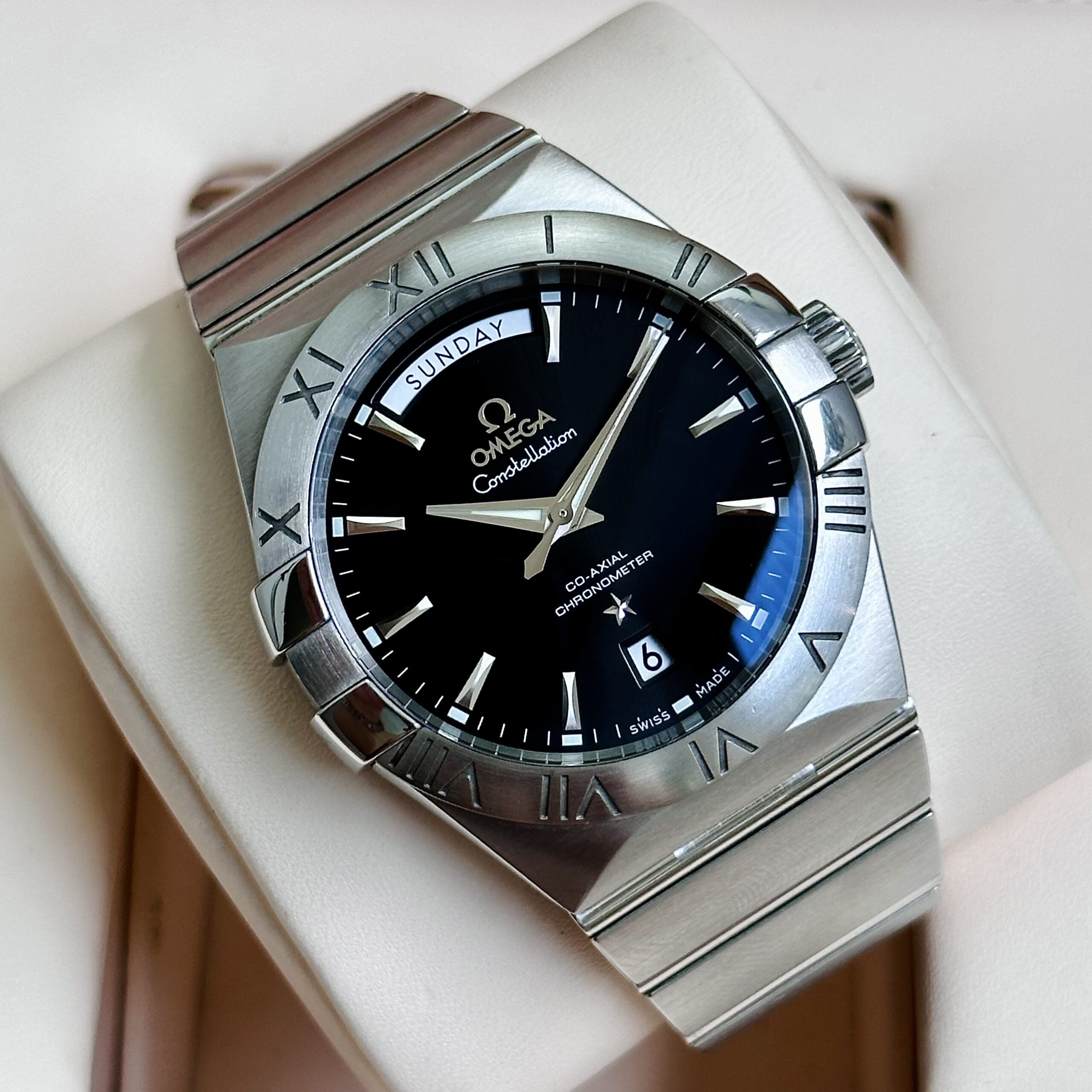 Omega Constellation Co-Axial Black Dial 123.10.38.22.01 (1)