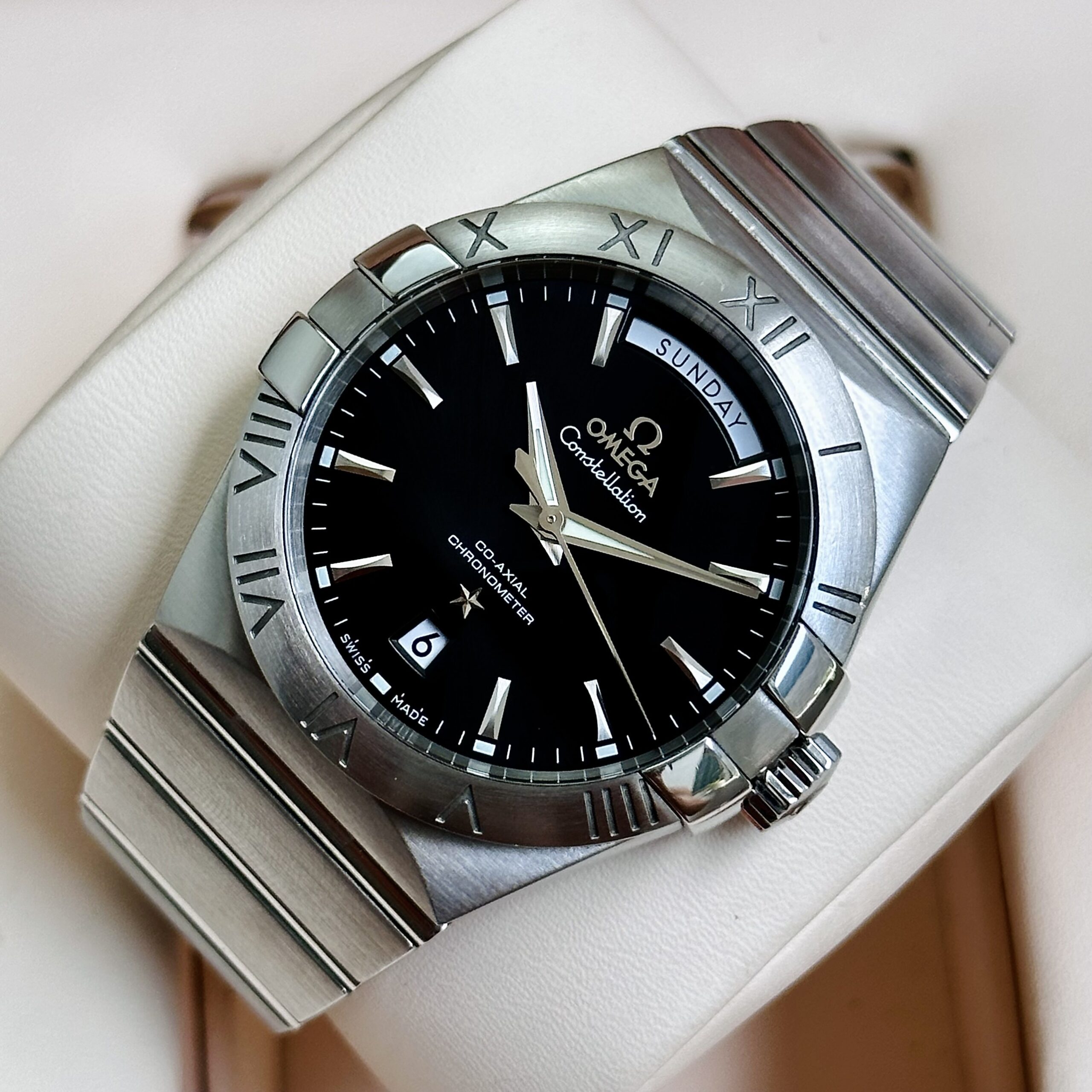 Omega Constellation Co-Axial Black Dial 123.10.38.22.01 (2)