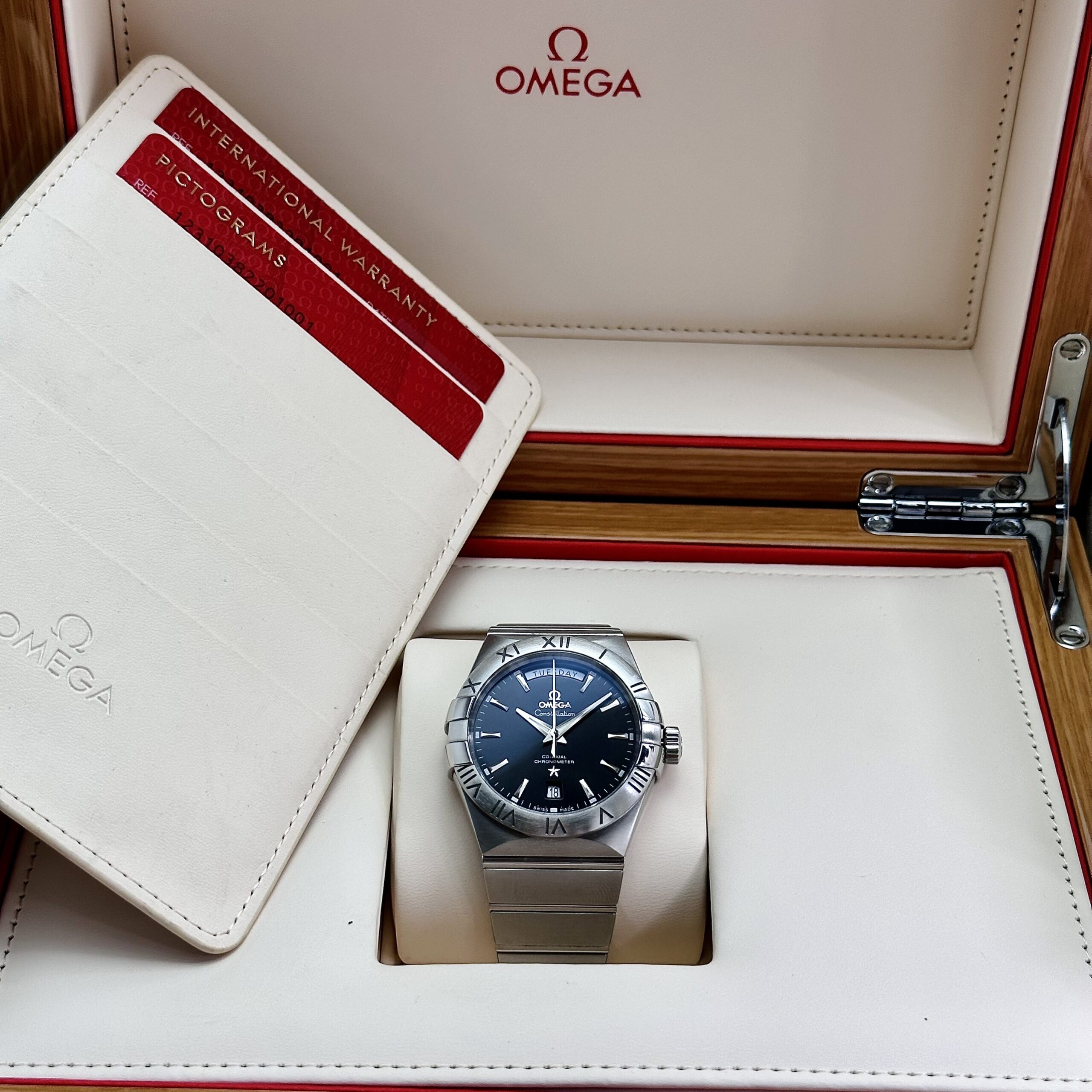 Omega Constellation Co-Axial Black Dial 123.10.38.22.01 (4)