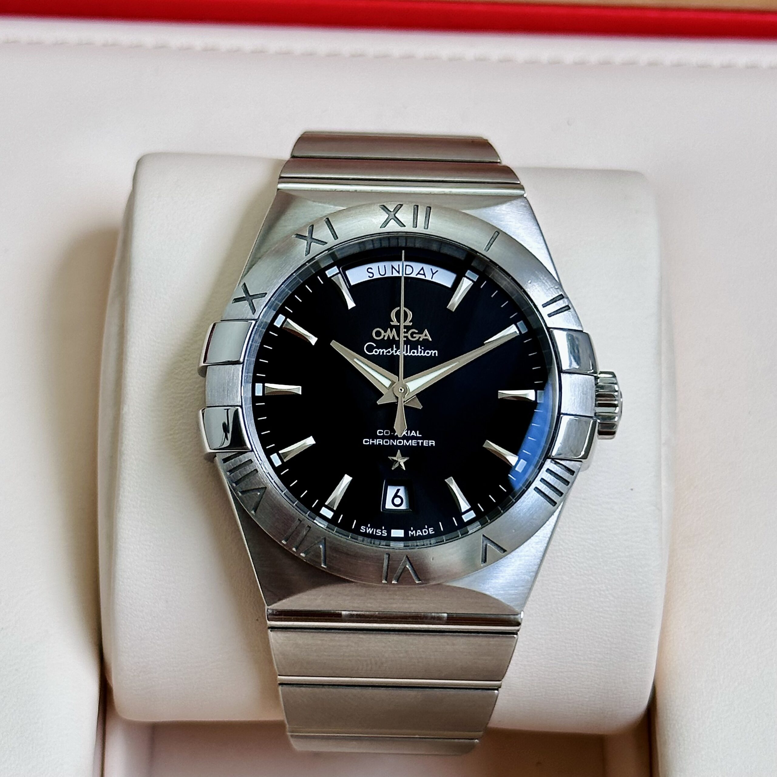 Omega Constellation Co-Axial Black Dial 123.10.38.22.01 (8)
