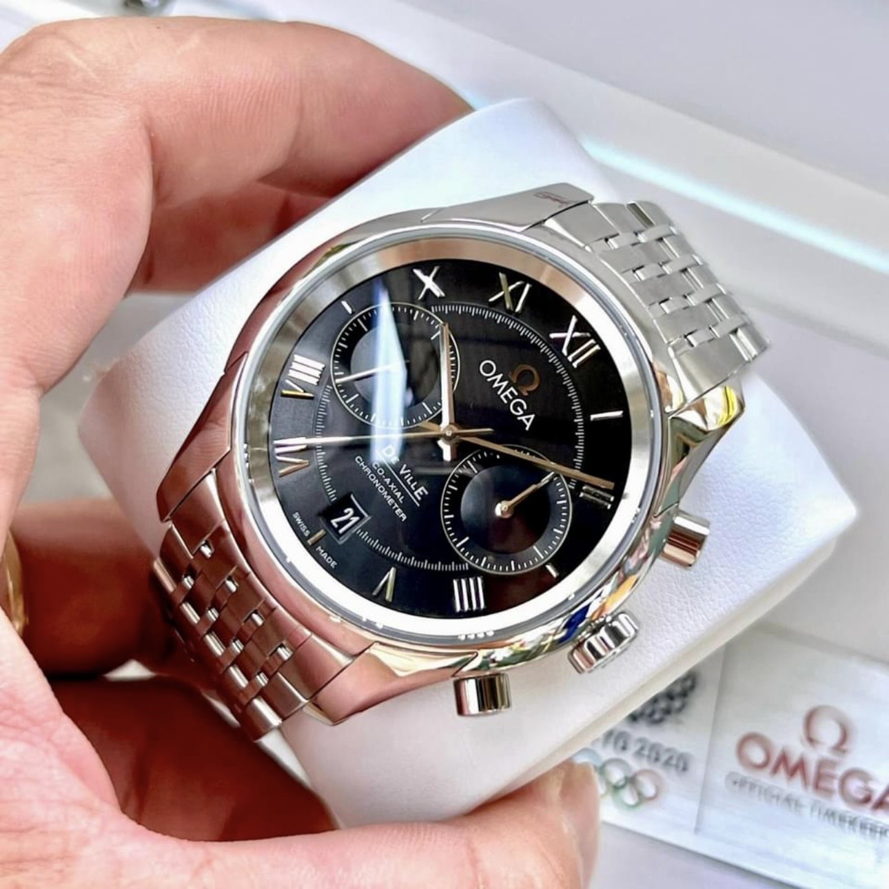 Omega Deville Co-Axial Chronometer Chronograph 42mm 431.10.42.51.01 (1)
