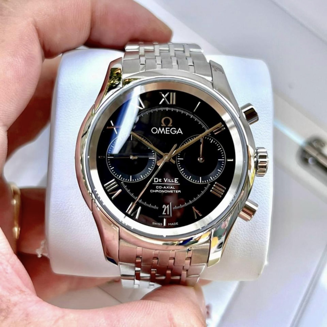 Omega Deville Co-Axial Chronometer Chronograph 42mm 431.10.42.51.01 (8)