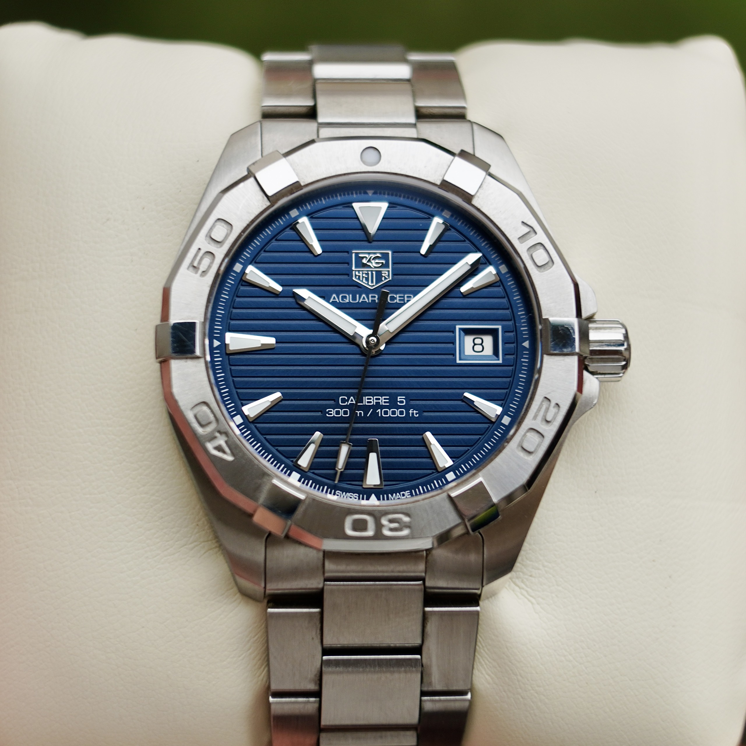 TAG Heuer Aquaracer Calibre 5 Blue Dial - WAY2112 (3)