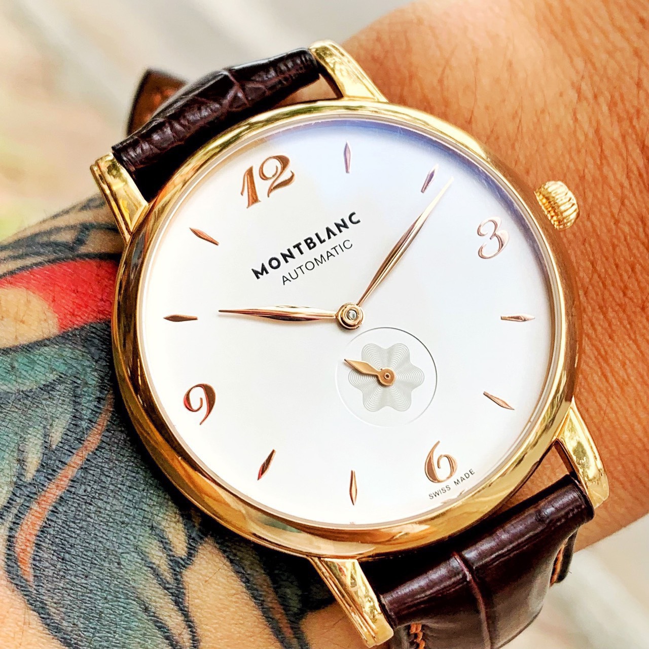 Montblanc Star Classique 107076 18K Rose Gold Automatic 39mm (1)