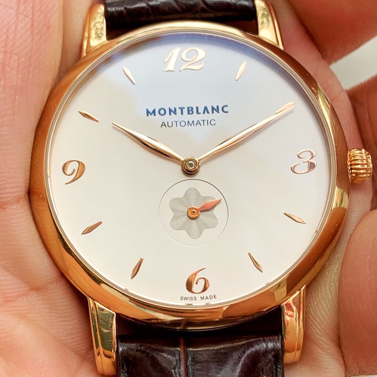 Montblanc Star Classique 107076 18K Rose Gold Automatic 39mm (5)