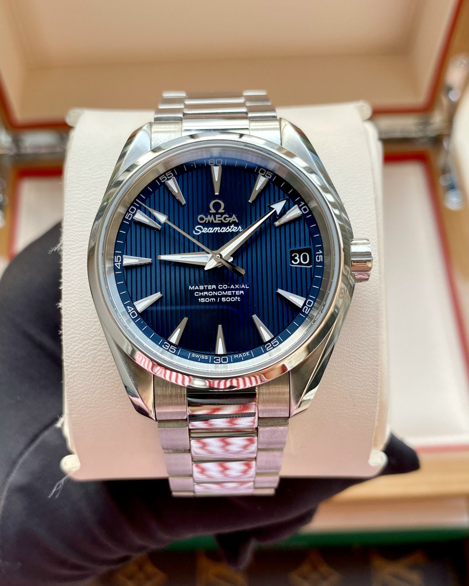 Omega Aqua Terra Master Co-Axial Blue 231.10.39.21.03 (11)