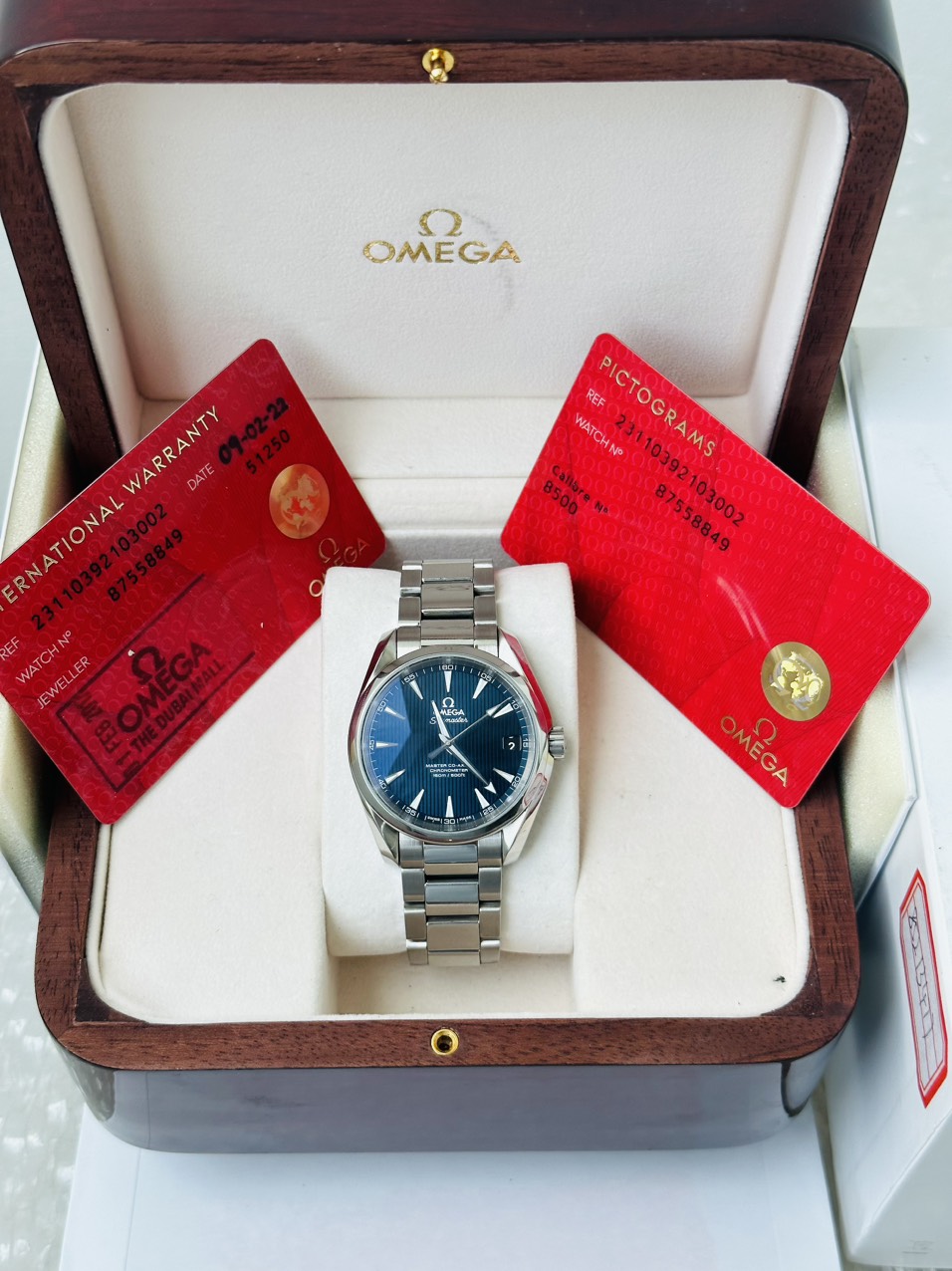 Omega Aqua Terra Master Co-Axial Blue 231.10.39.21.03 (8)