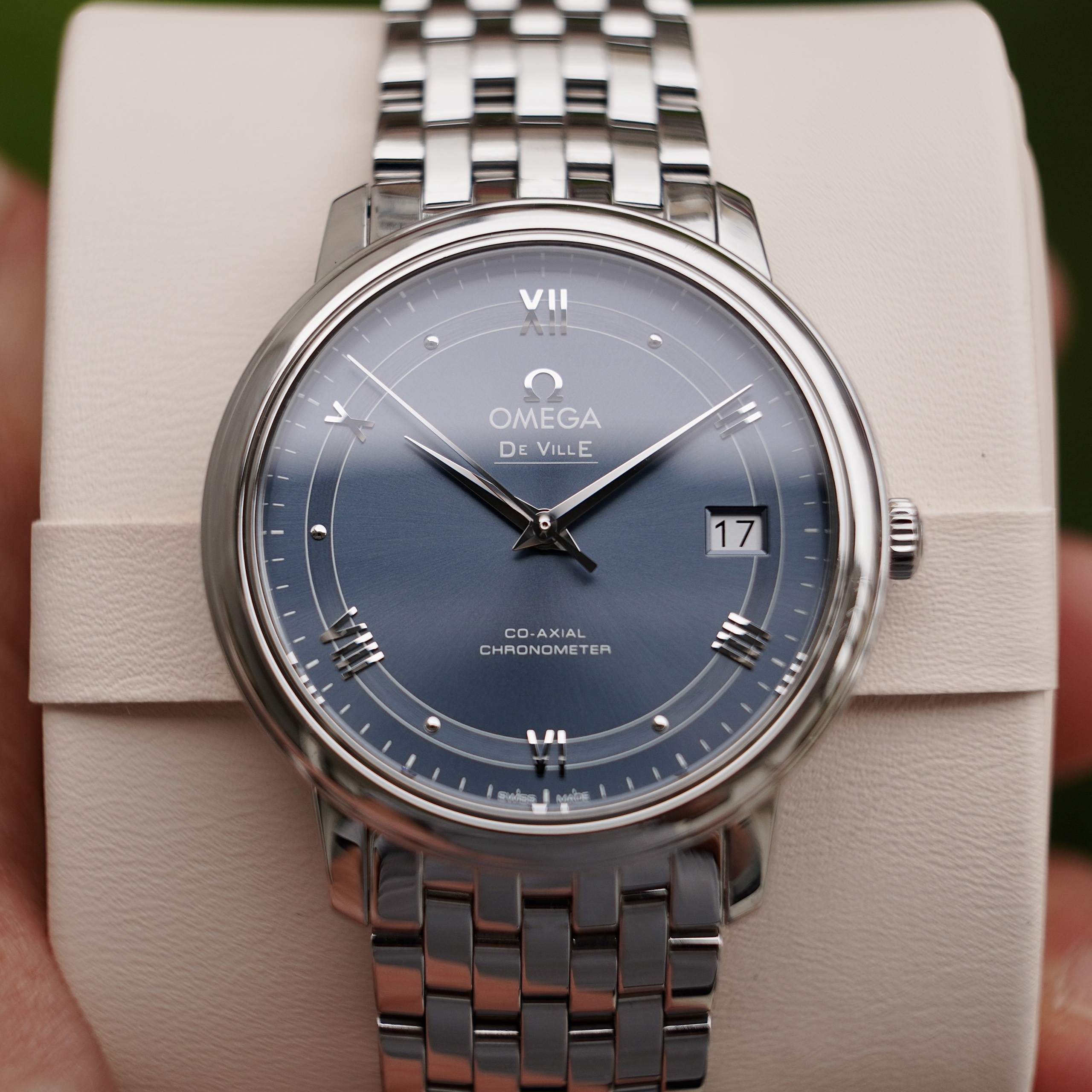 Omega De Ville Prestige Blue Dial 424.10.37.20.03 (10)