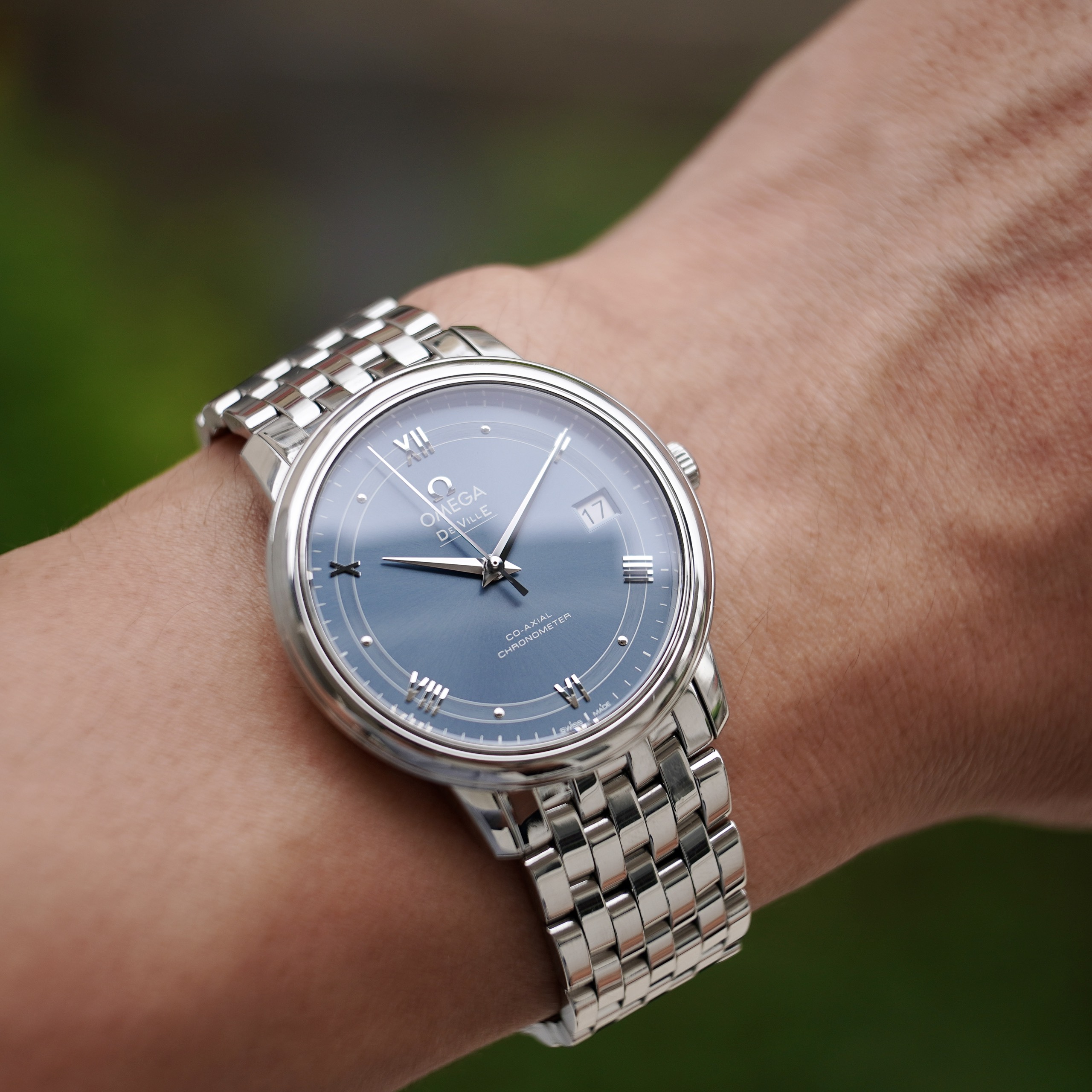 Omega De Ville Prestige Blue Dial 424.10.37.20.03 (5)